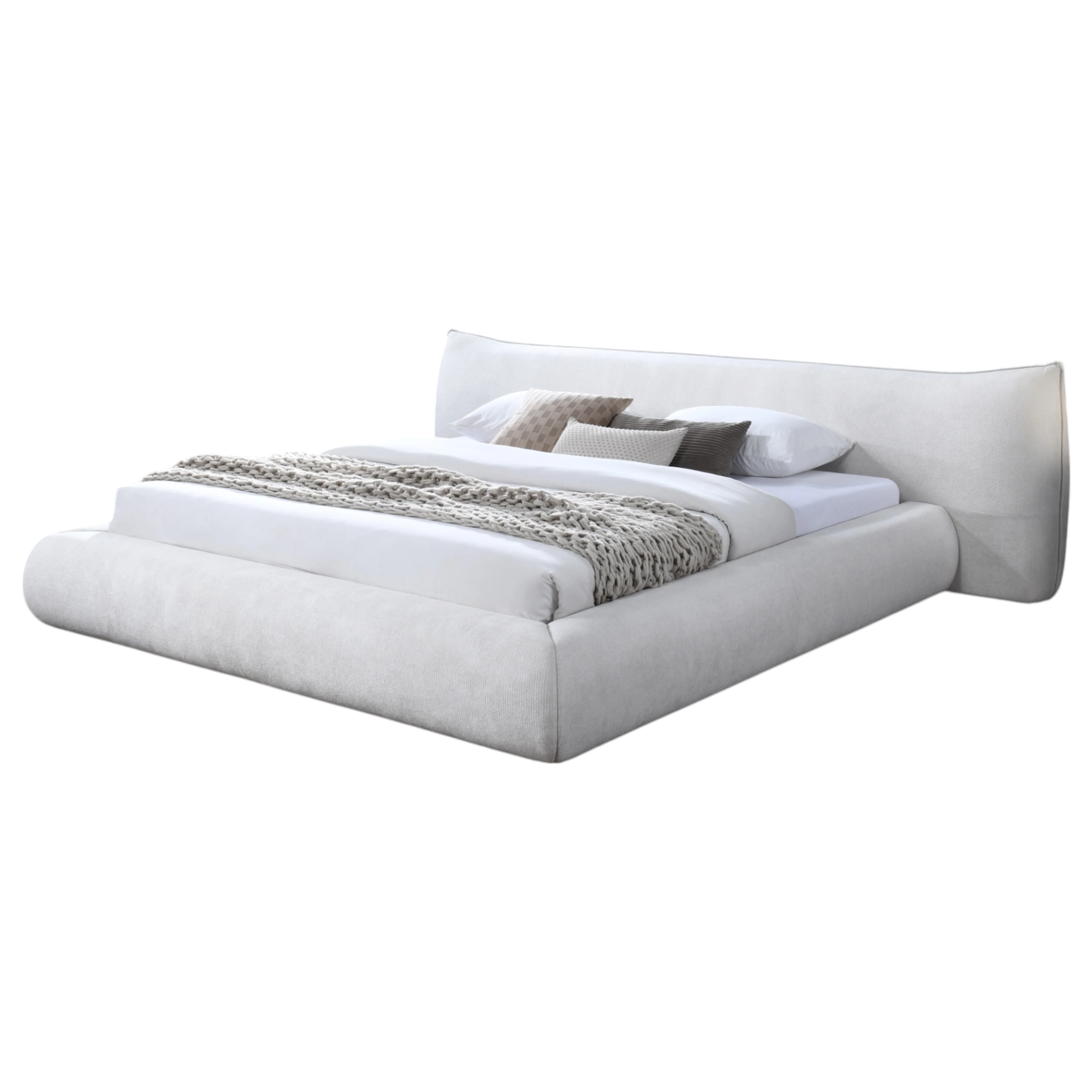 Barossa King Bed Beige - Image 6