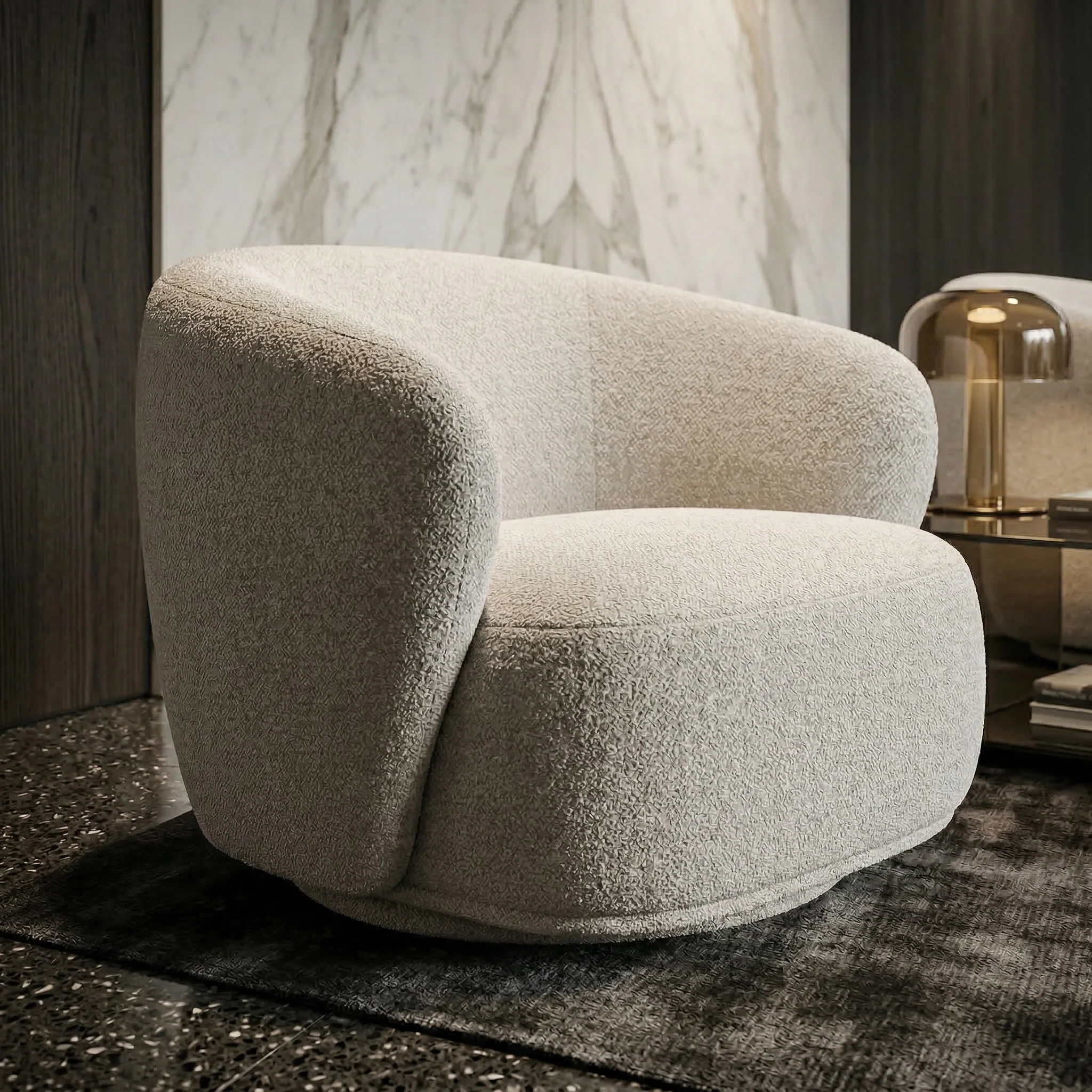 Bianco Swivel Chair - Image 3