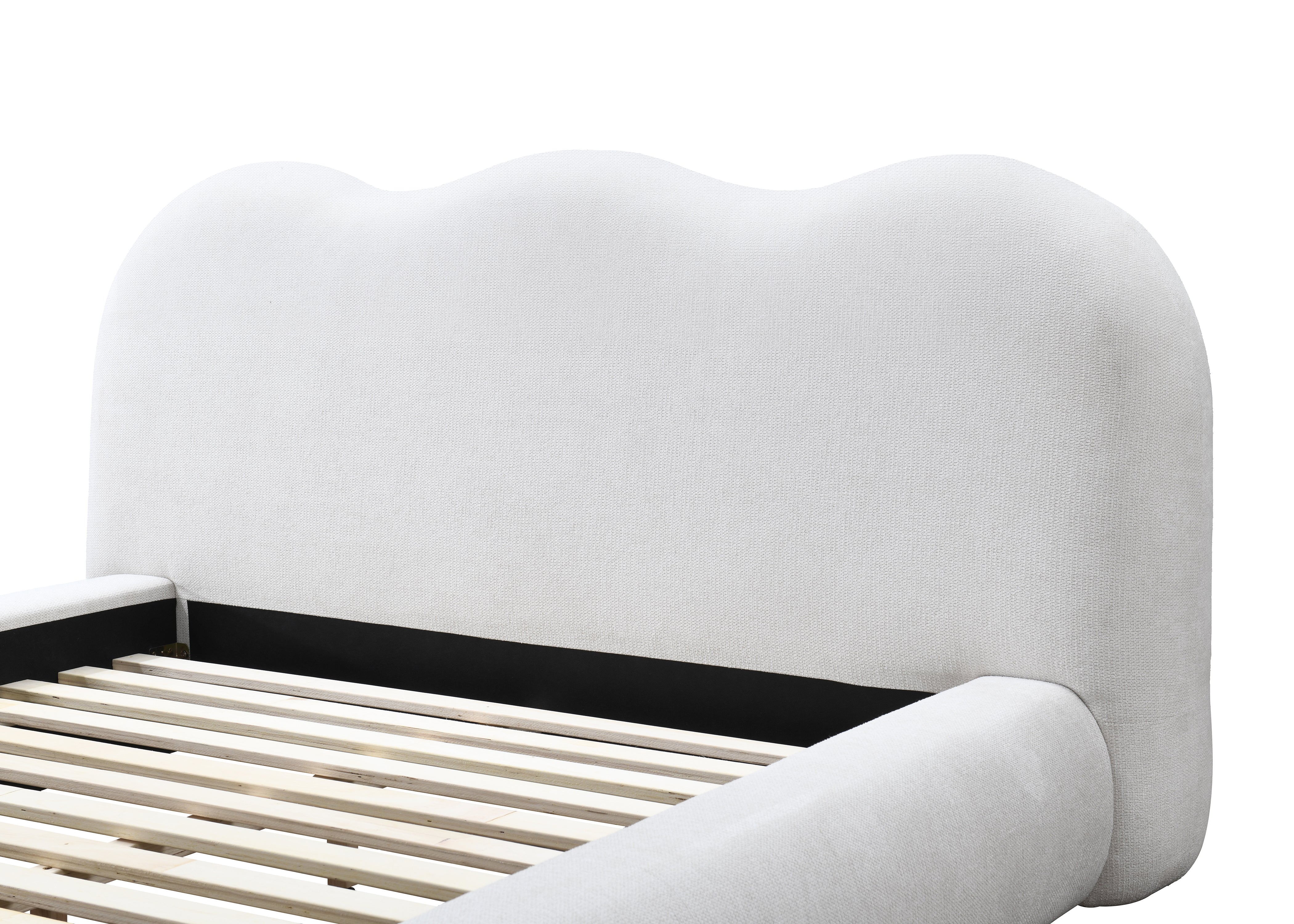 Biarritz King Bed Beige - Image 3