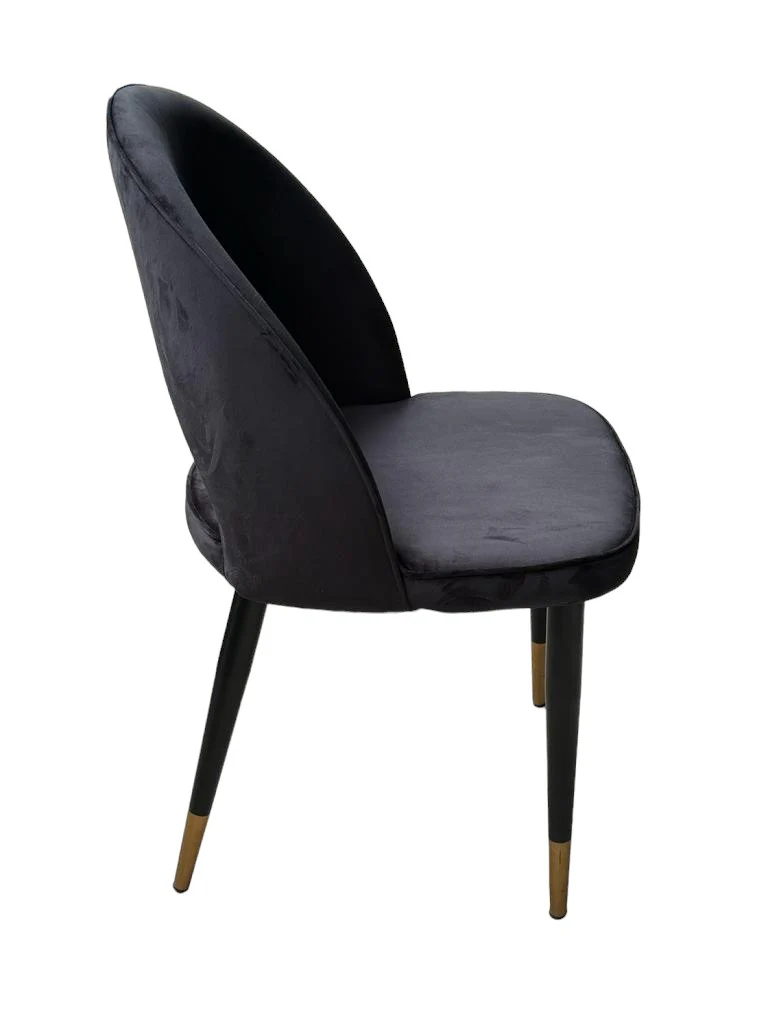 Bourdain Dining Chair Black Velvet - Image 10