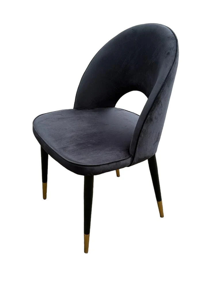 Bourdain Dining Chair Black Velvet - Image 12