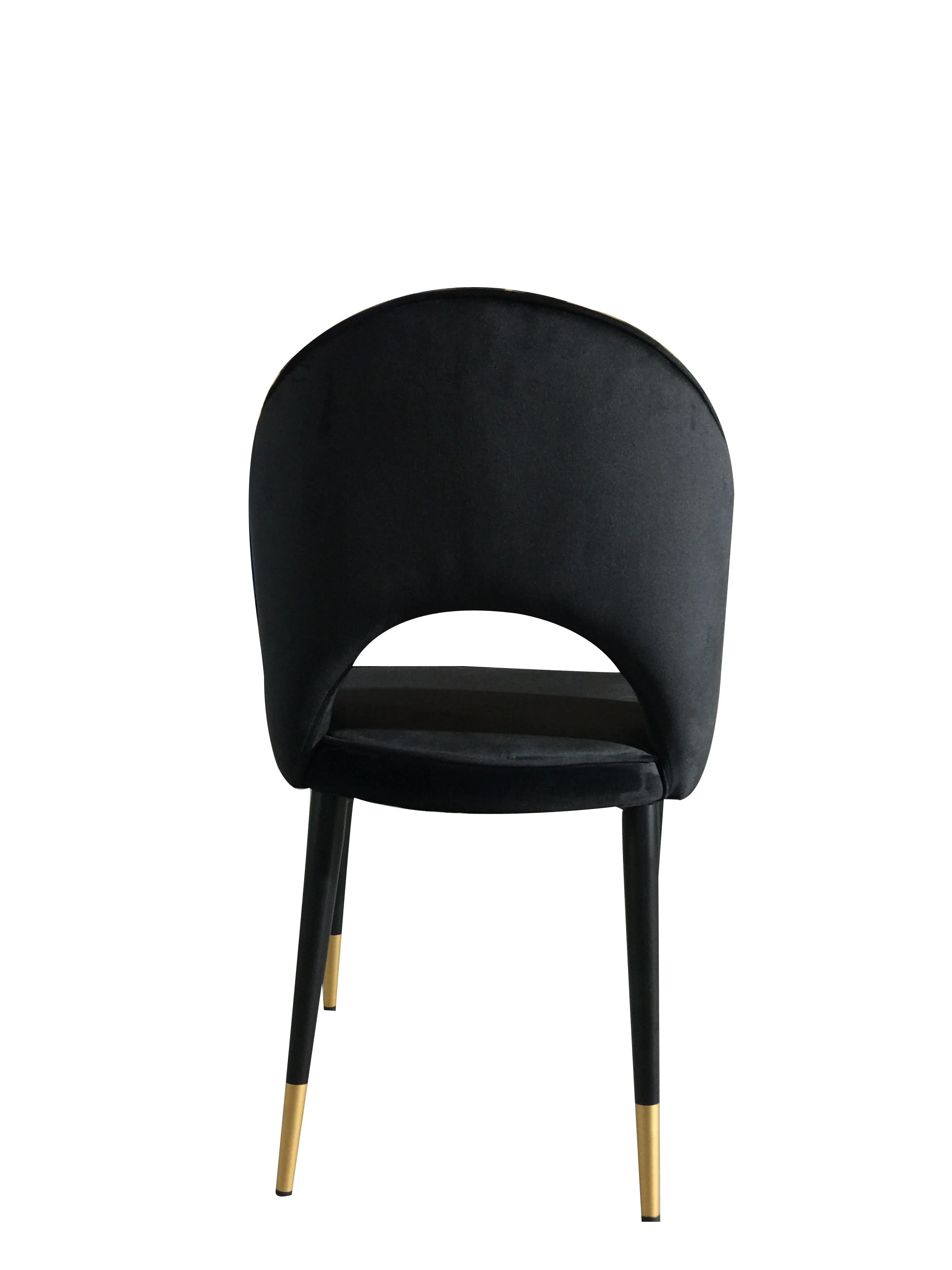 Bourdain Dining Chair Black Velvet - Image 4