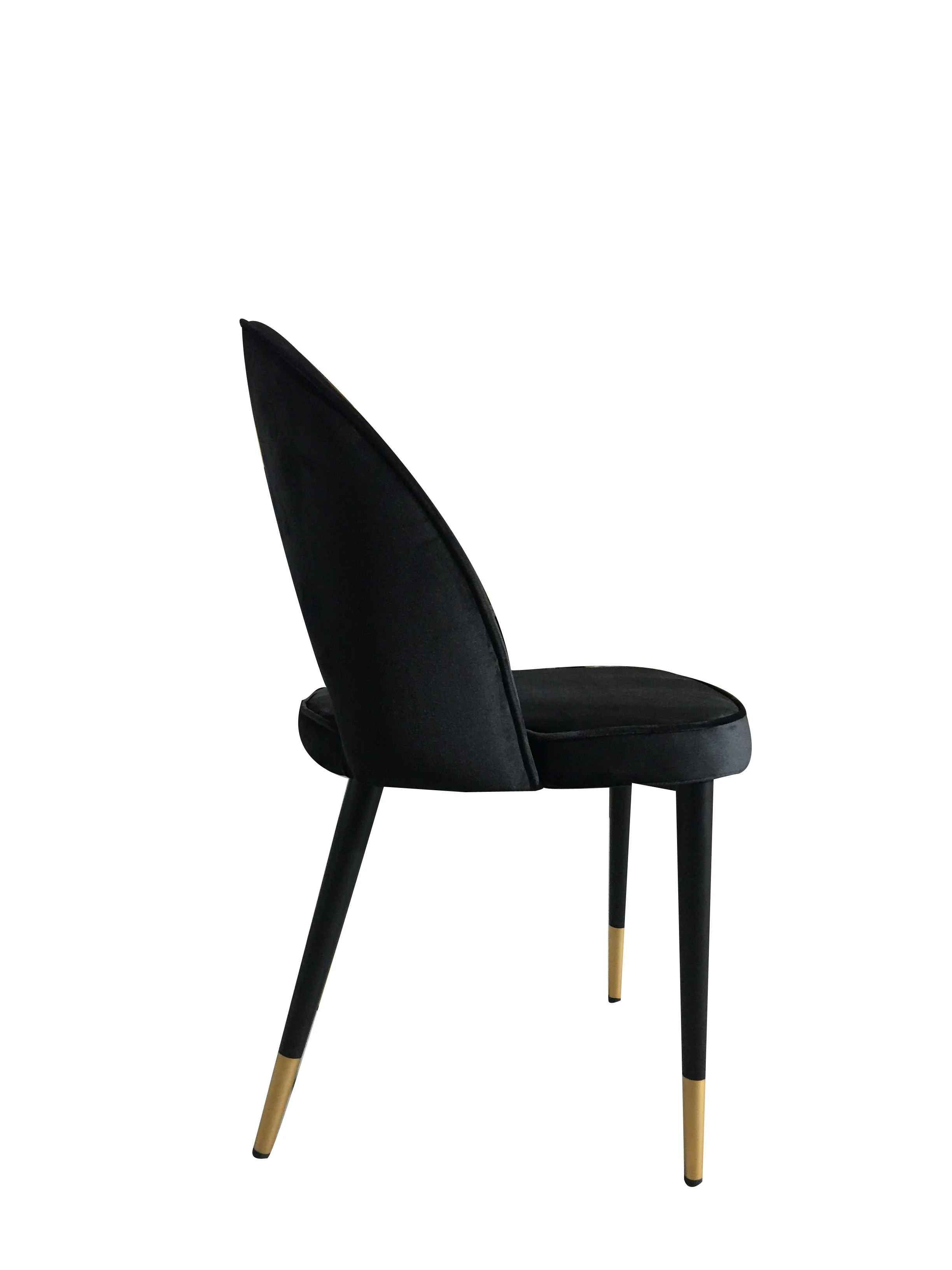 Bourdain Dining Chair Black Velvet - Image 5