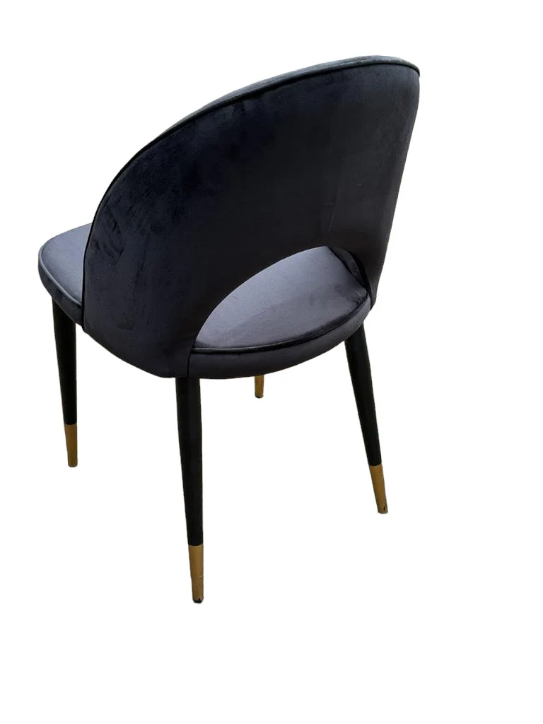 Bourdain Dining Chair Black Velvet - Image 7
