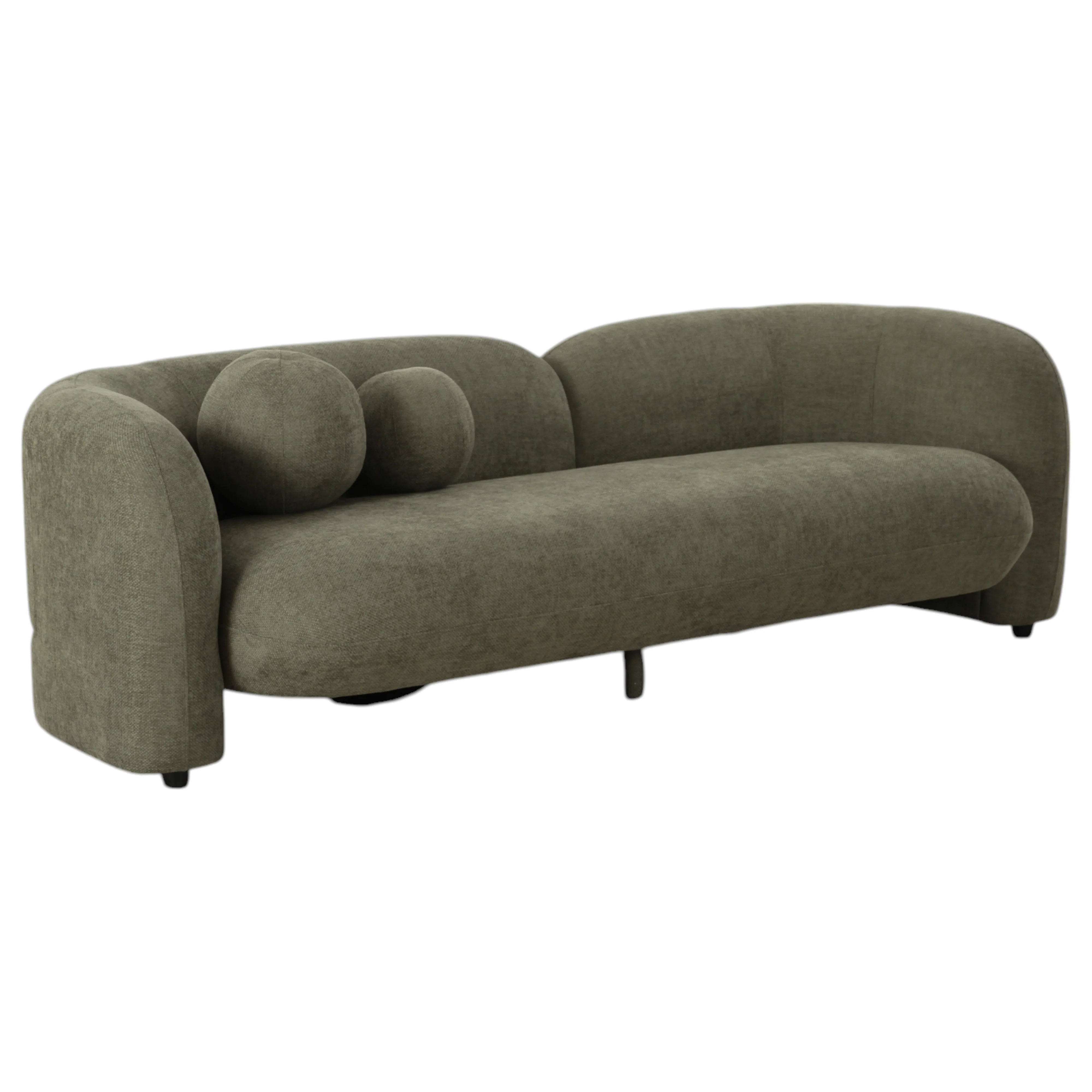 Brunello 3 Seater Moss Green - Image 4