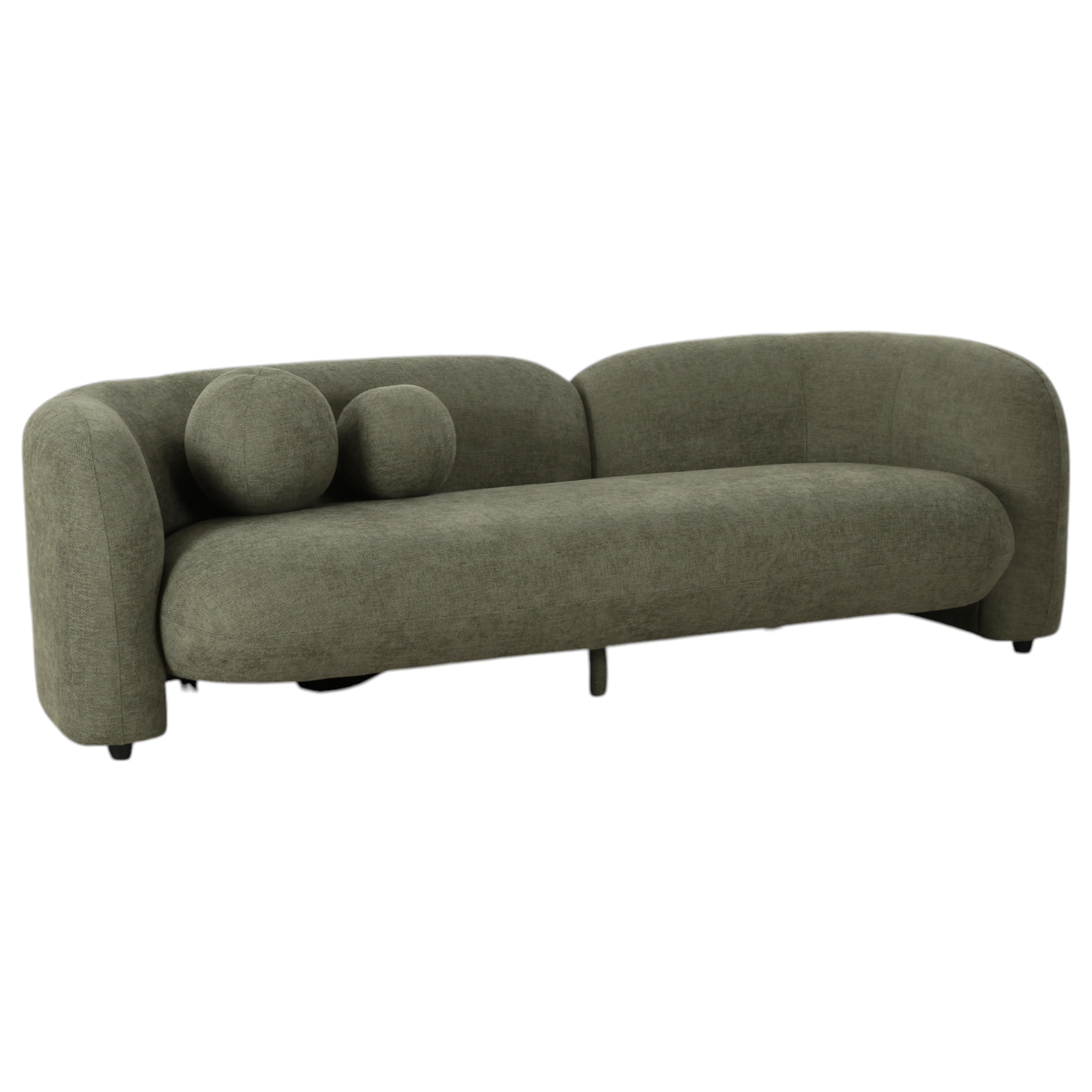 Brunello 3 Seater Moss Green - Image 5