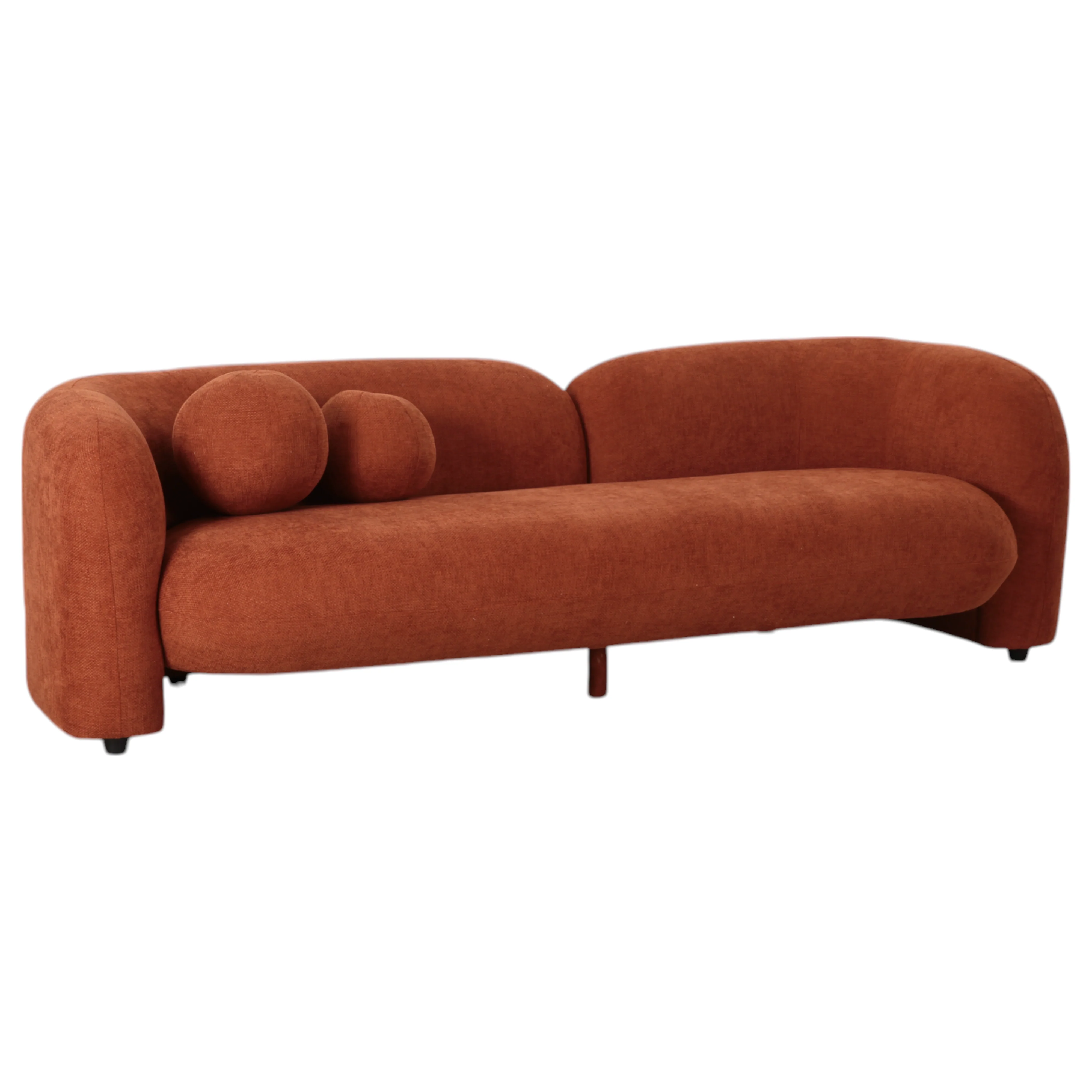 Brunello 3 Seater Rust - Image 5