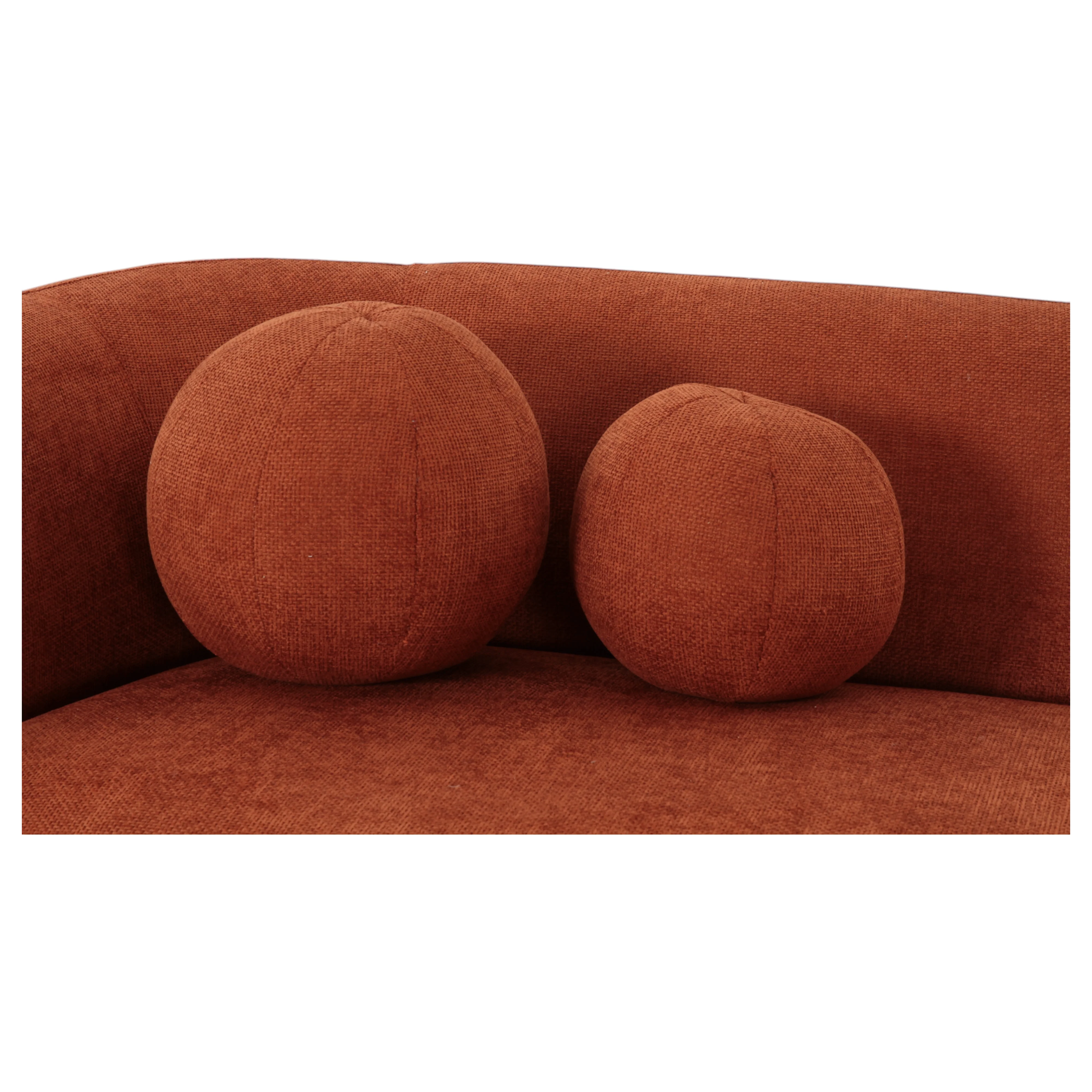 Brunello 3 Seater Rust - Image 6
