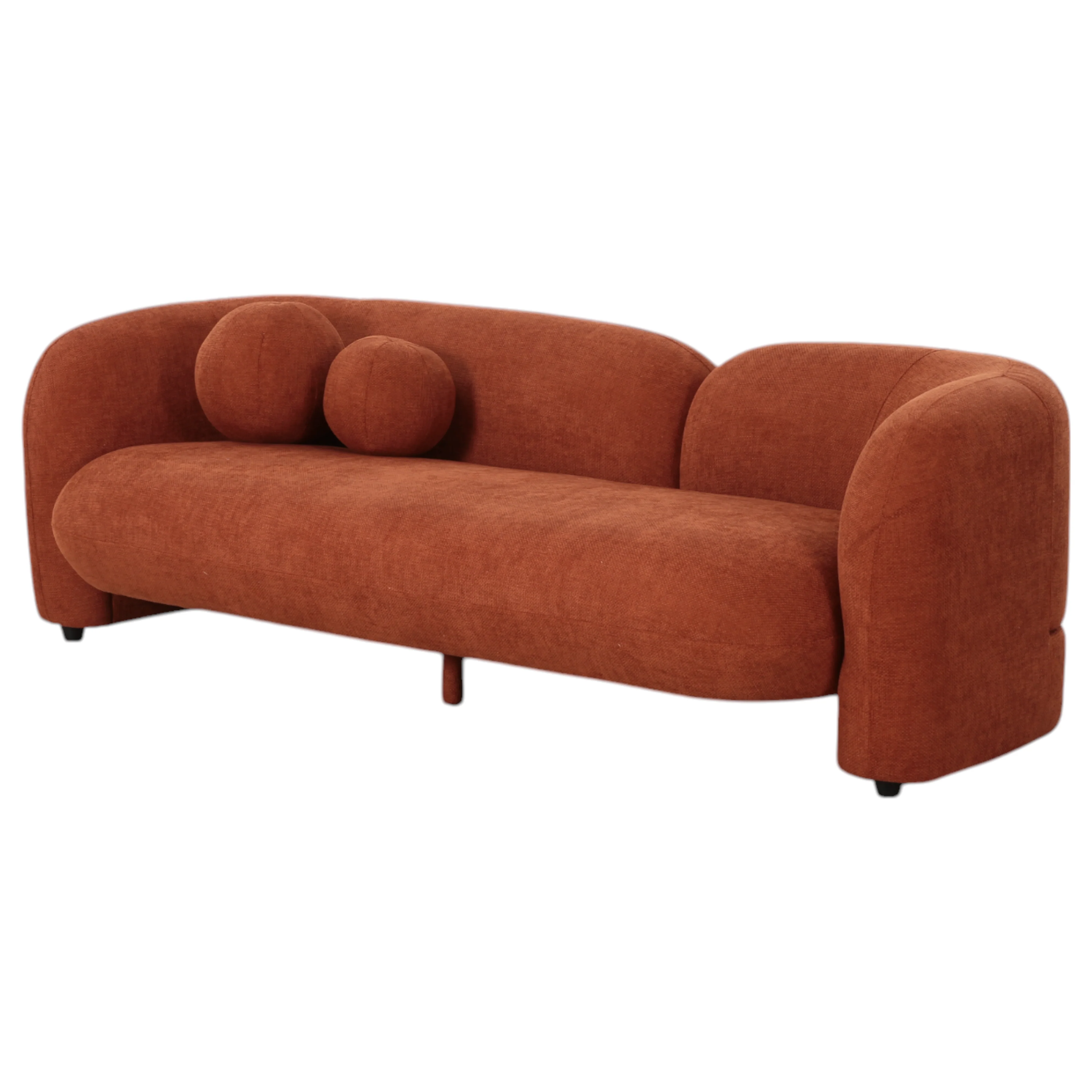 Brunello 3 Seater Rust - Image 8