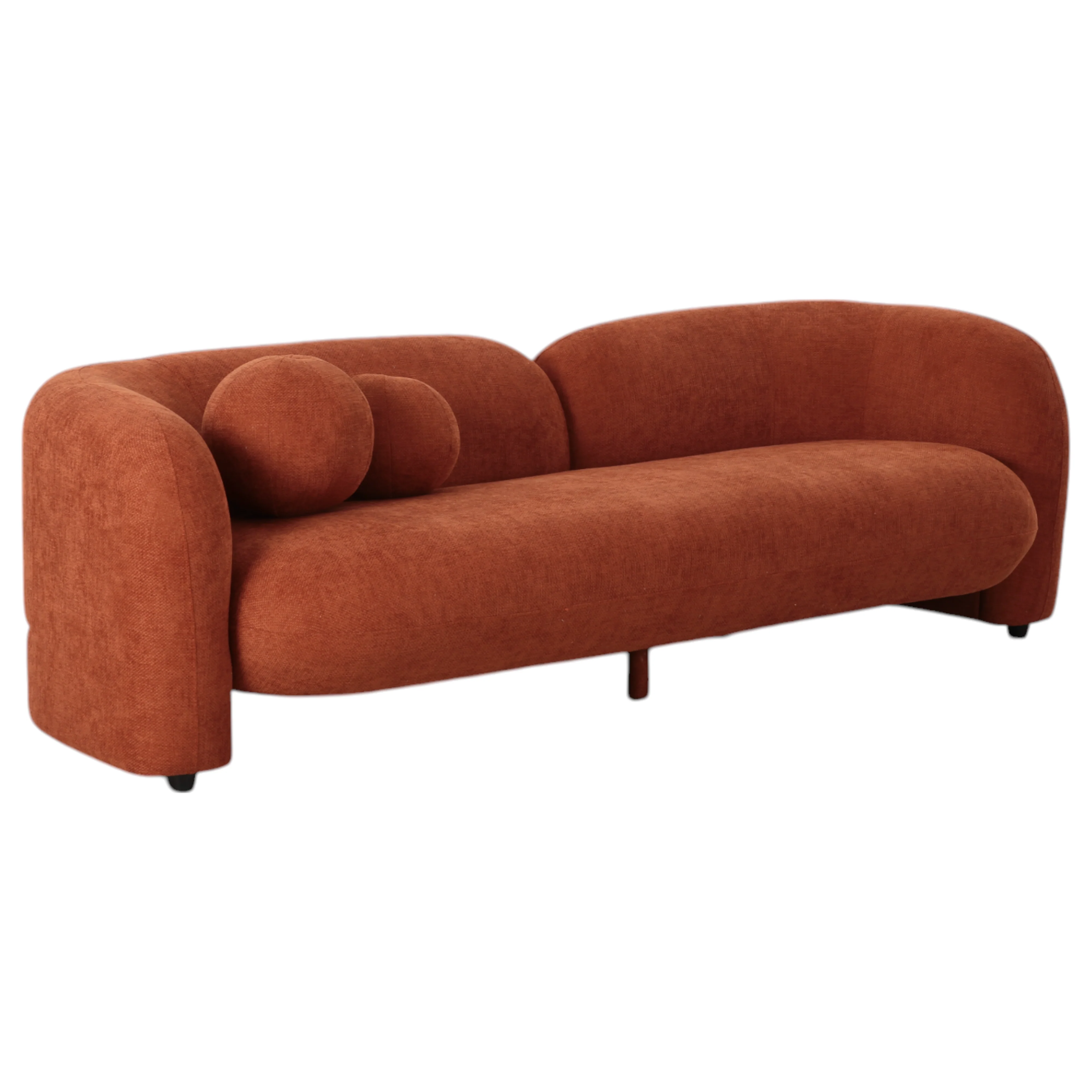 Brunello 3 Seater Rust - Image 9