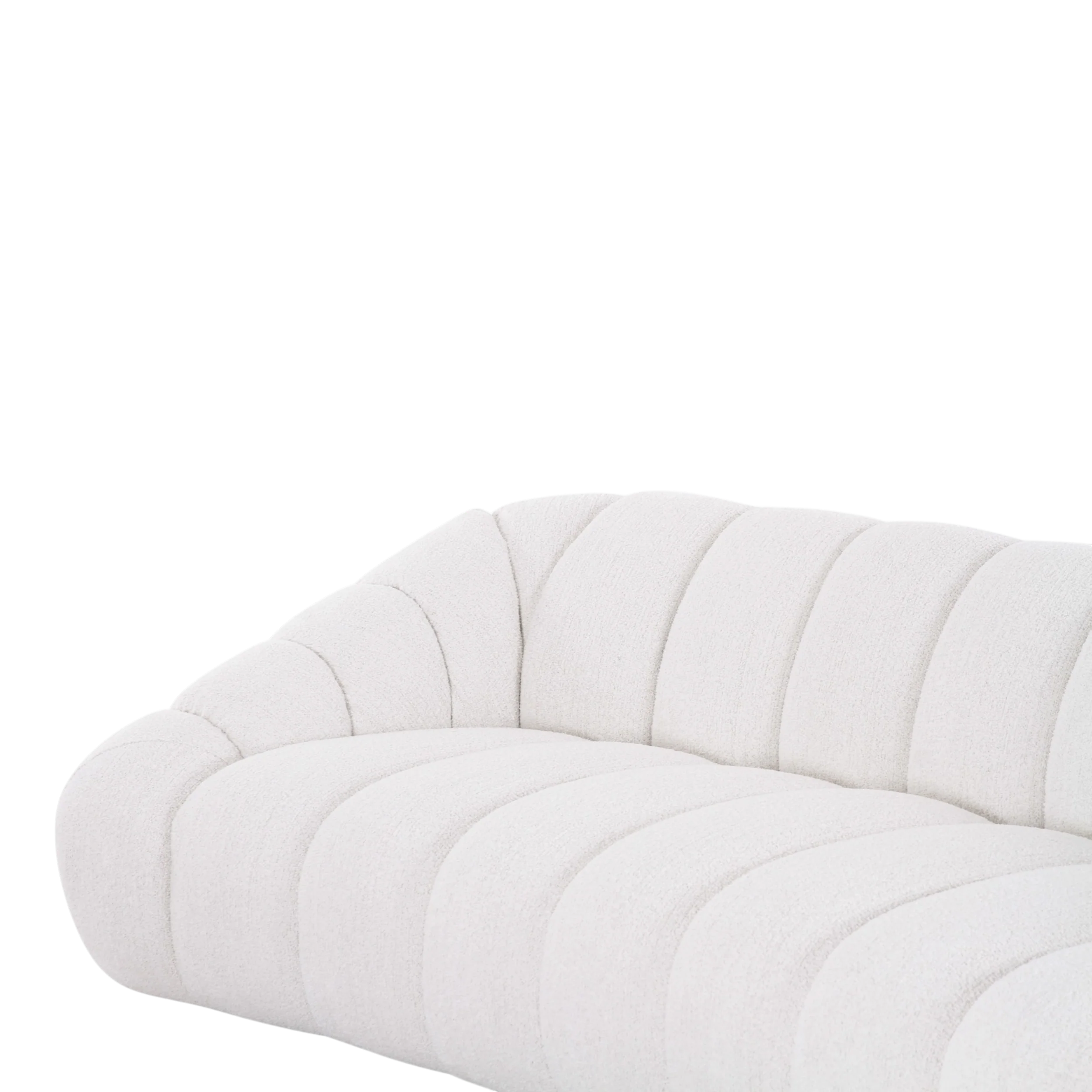 Bubble 3 Seater Sofa Textured Beige - Image 8