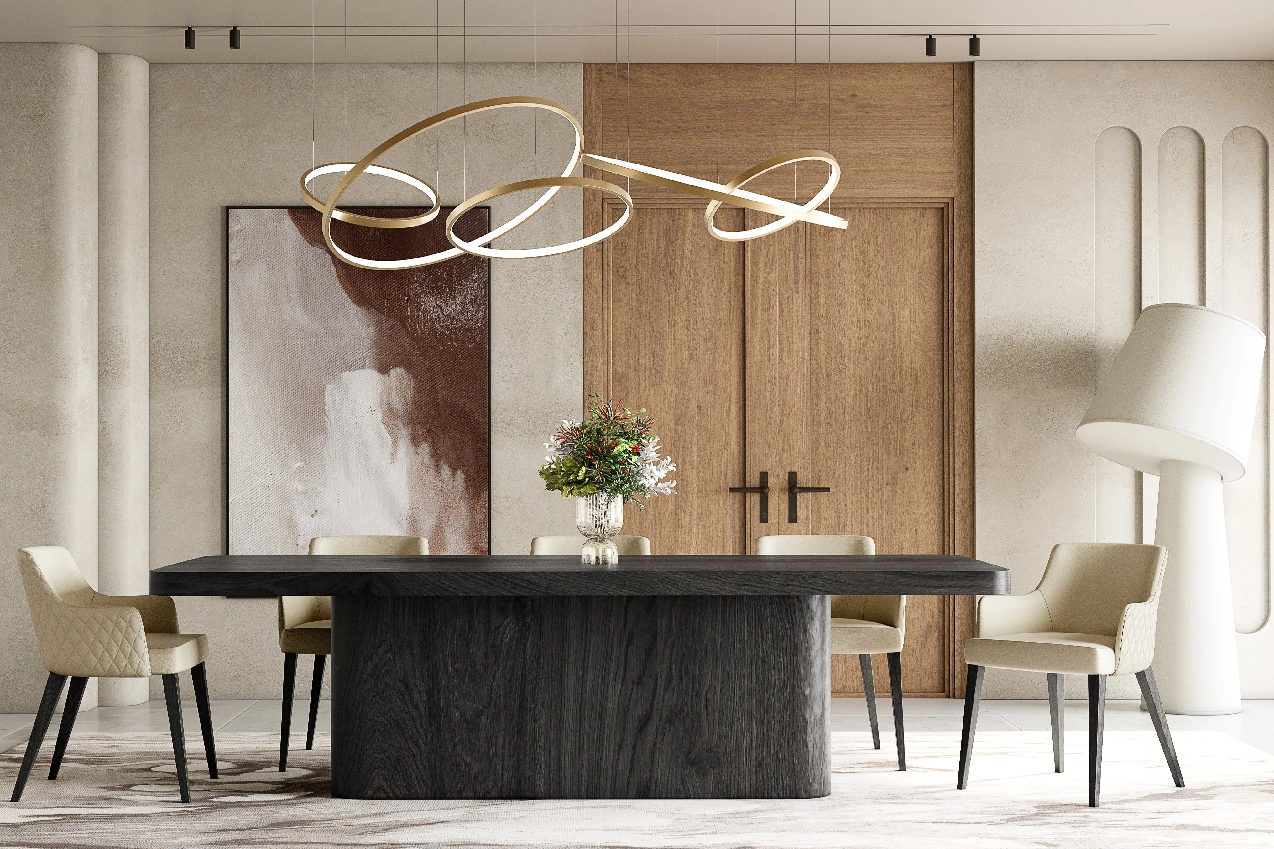 Colonna Dining Table Black - 2.4m - Image 5