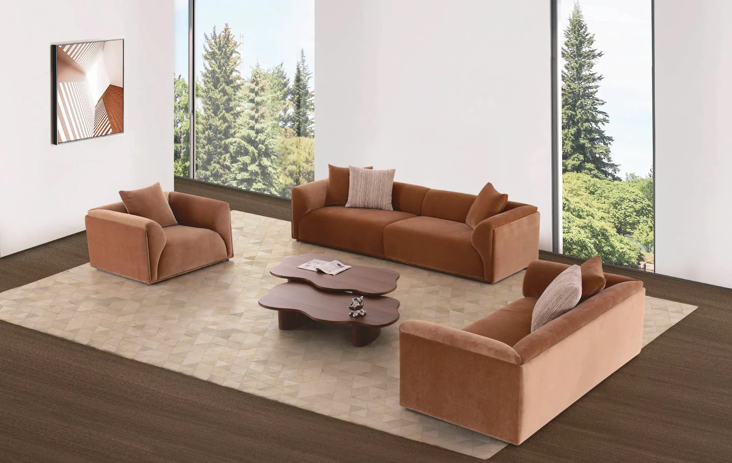 Fiorella 3 Seater Sofa - Image 3