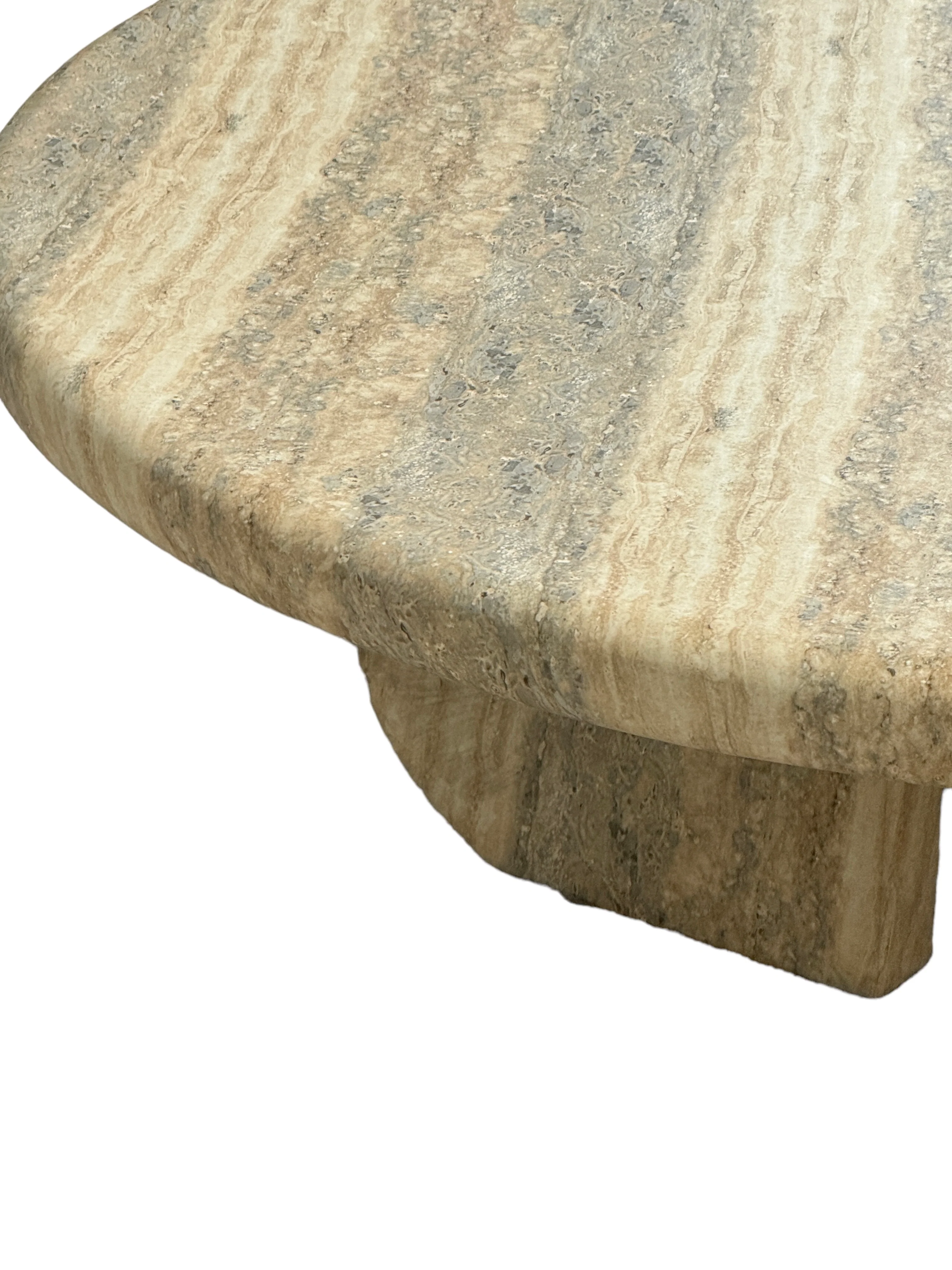 Italiano Coffee Table Travertine Finish - Image 15