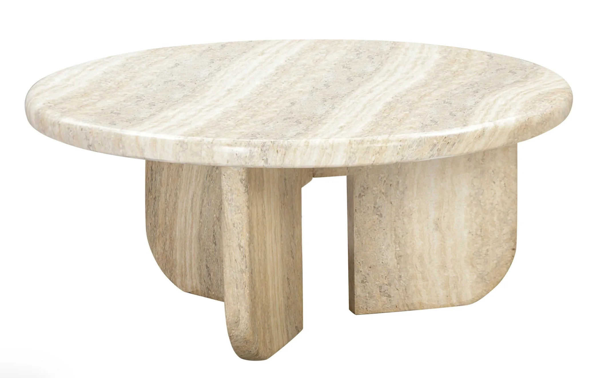 Italiano Coffee Table Travertine Finish - Image 8