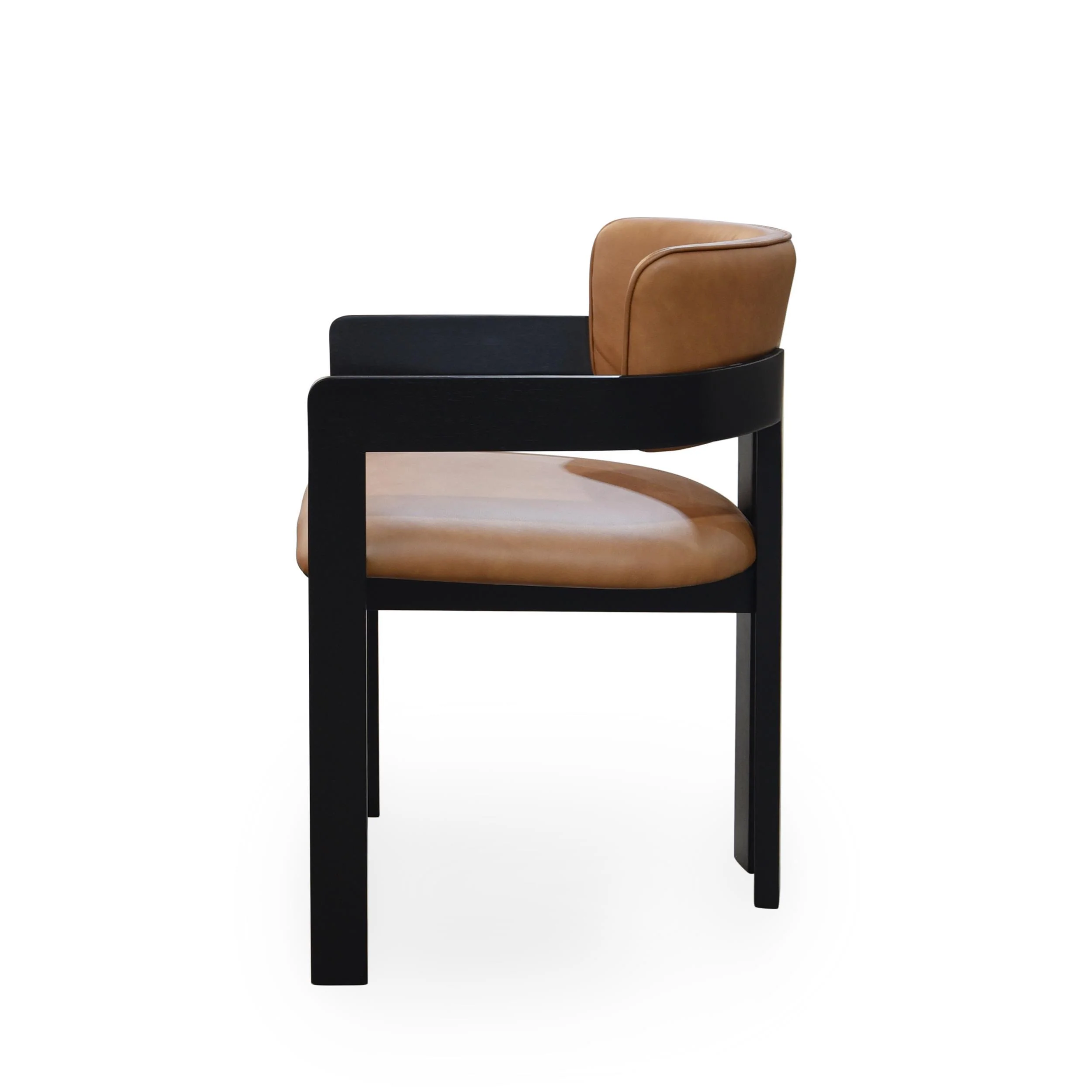 Maison Dining Chair Tan Leather - Image 3