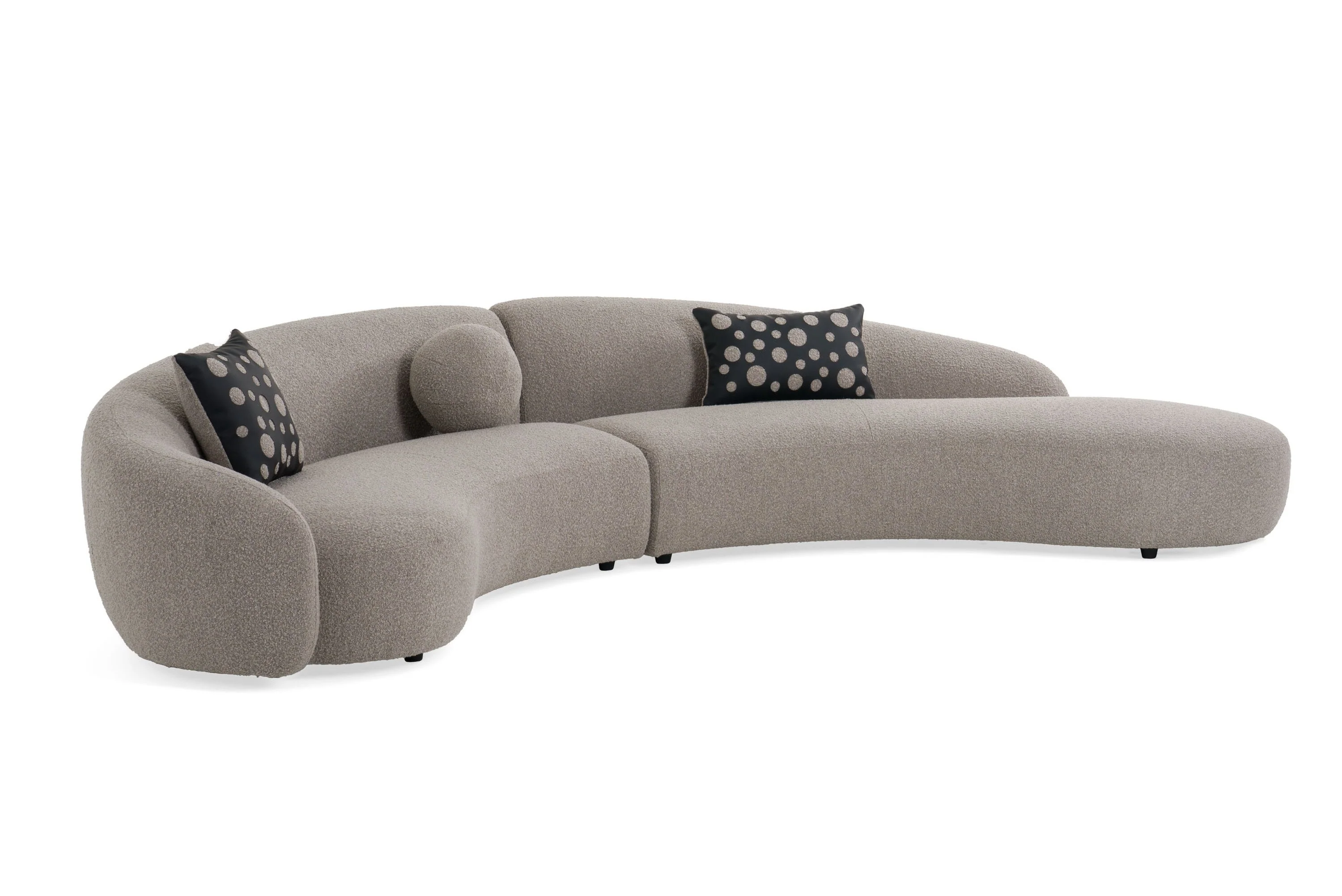 Mars Sofa Grey Boucle - Image 5