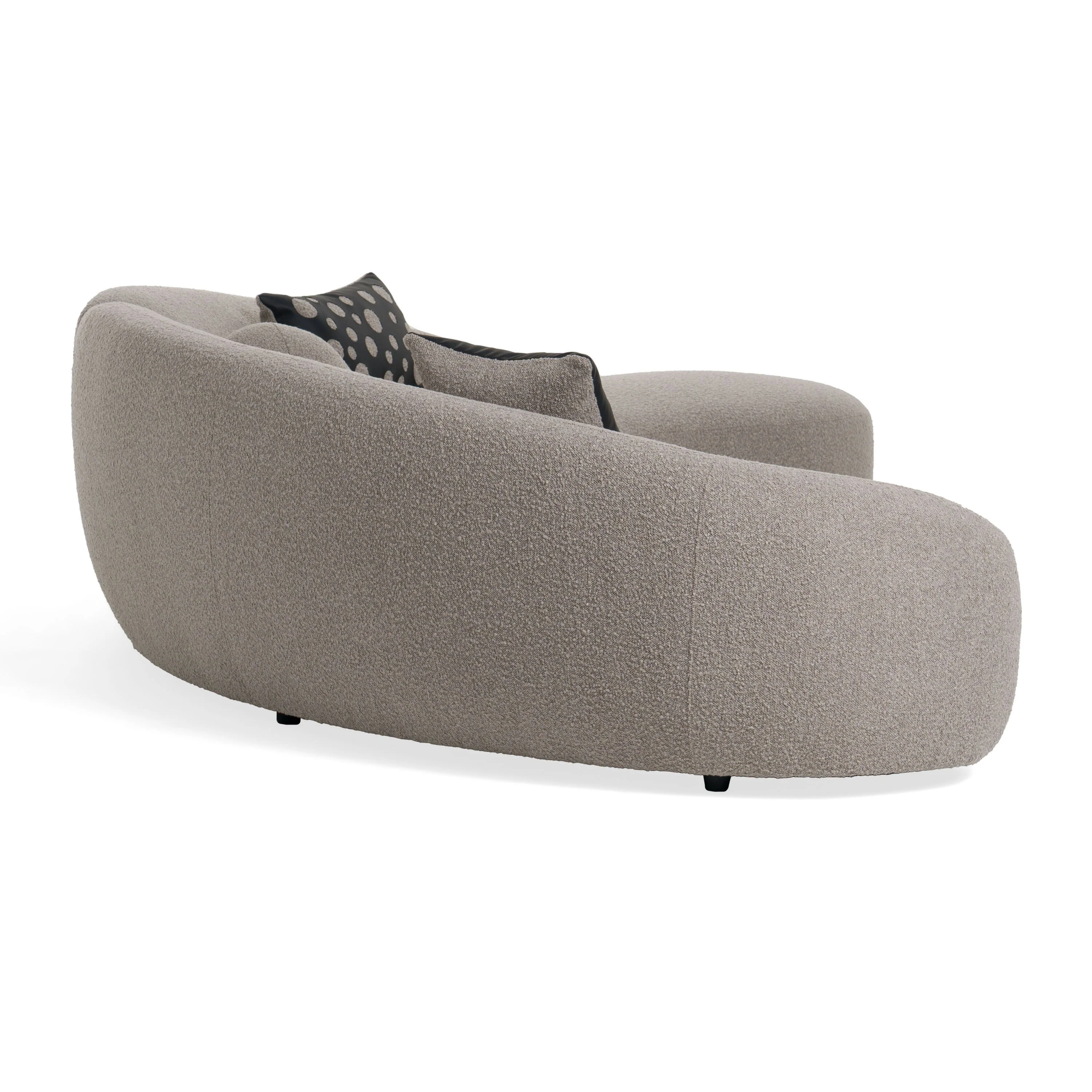 Mars Sofa Grey Boucle - Image 6