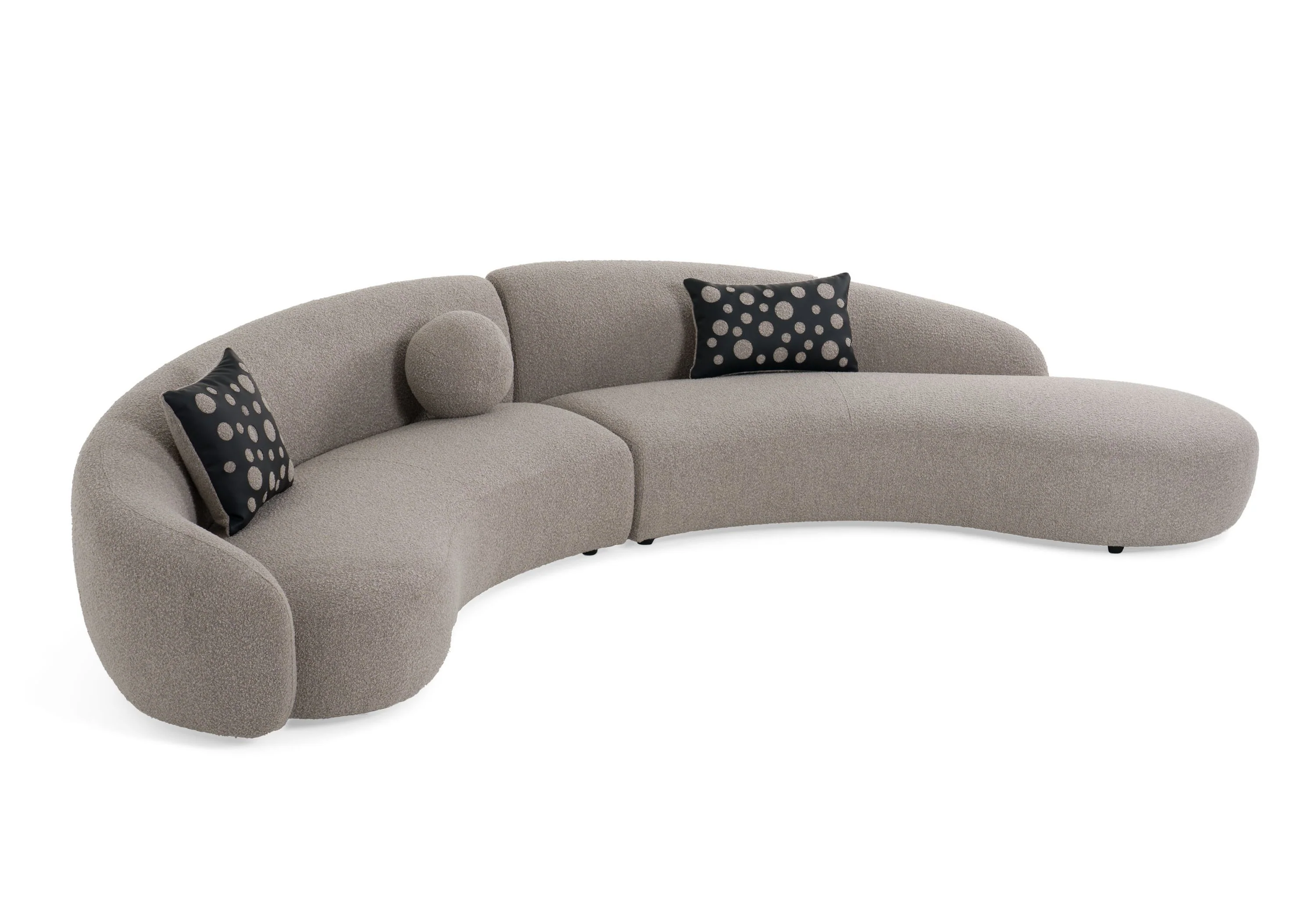 Mars Sofa Grey Boucle - Image 8