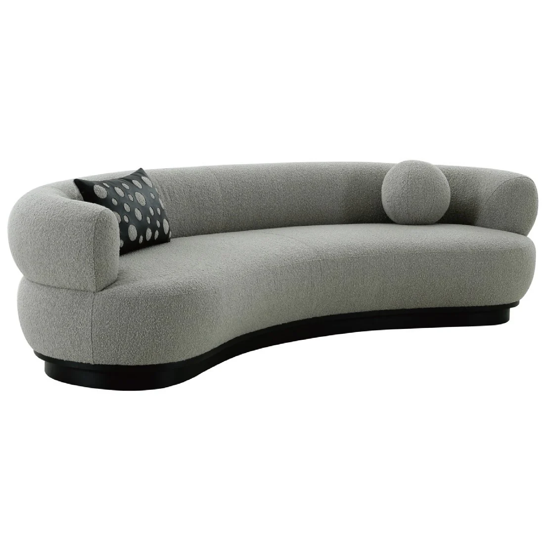 Neptune Chair Grey Boucle - Image 4