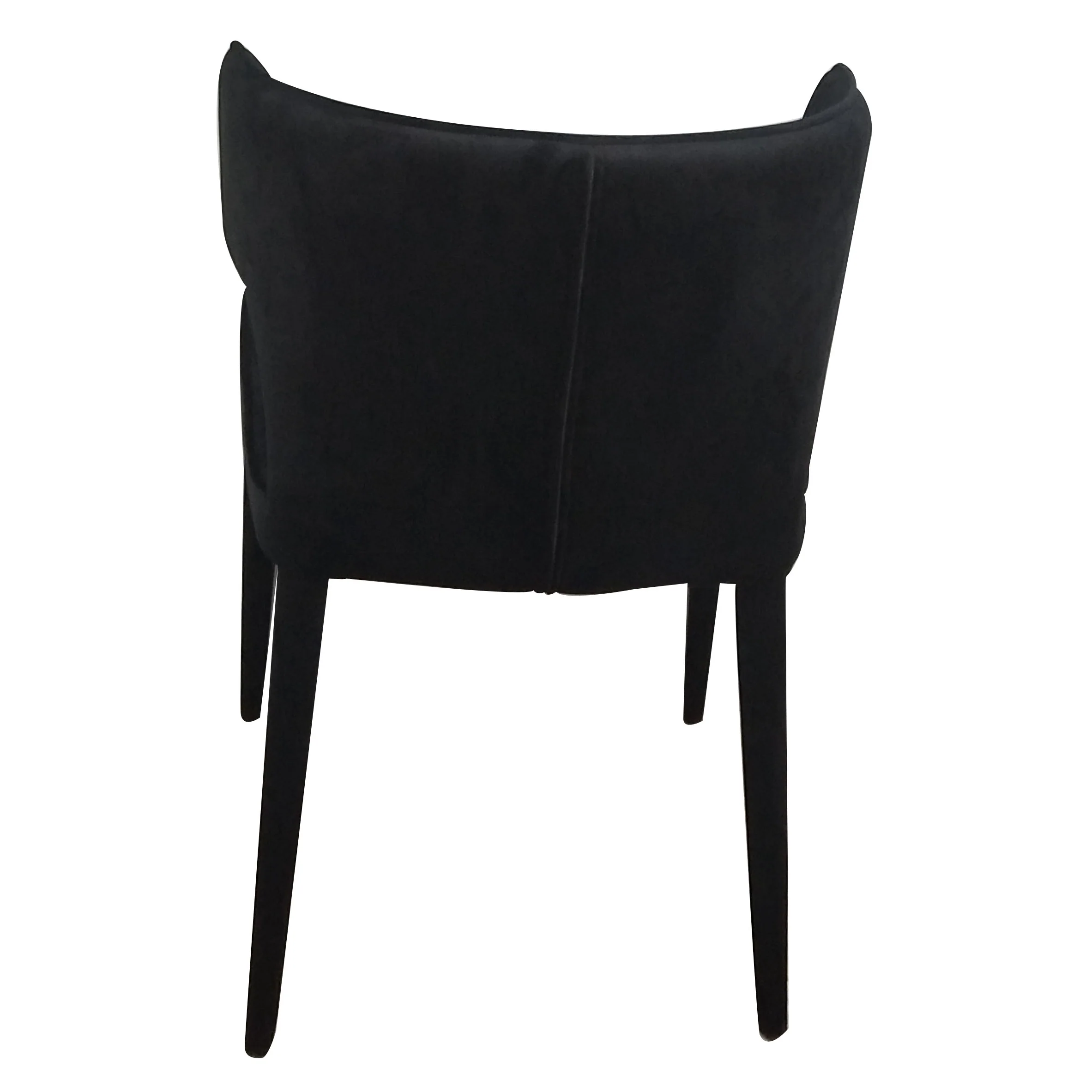 Portofino Dining Chair Black Velvet - Image 5