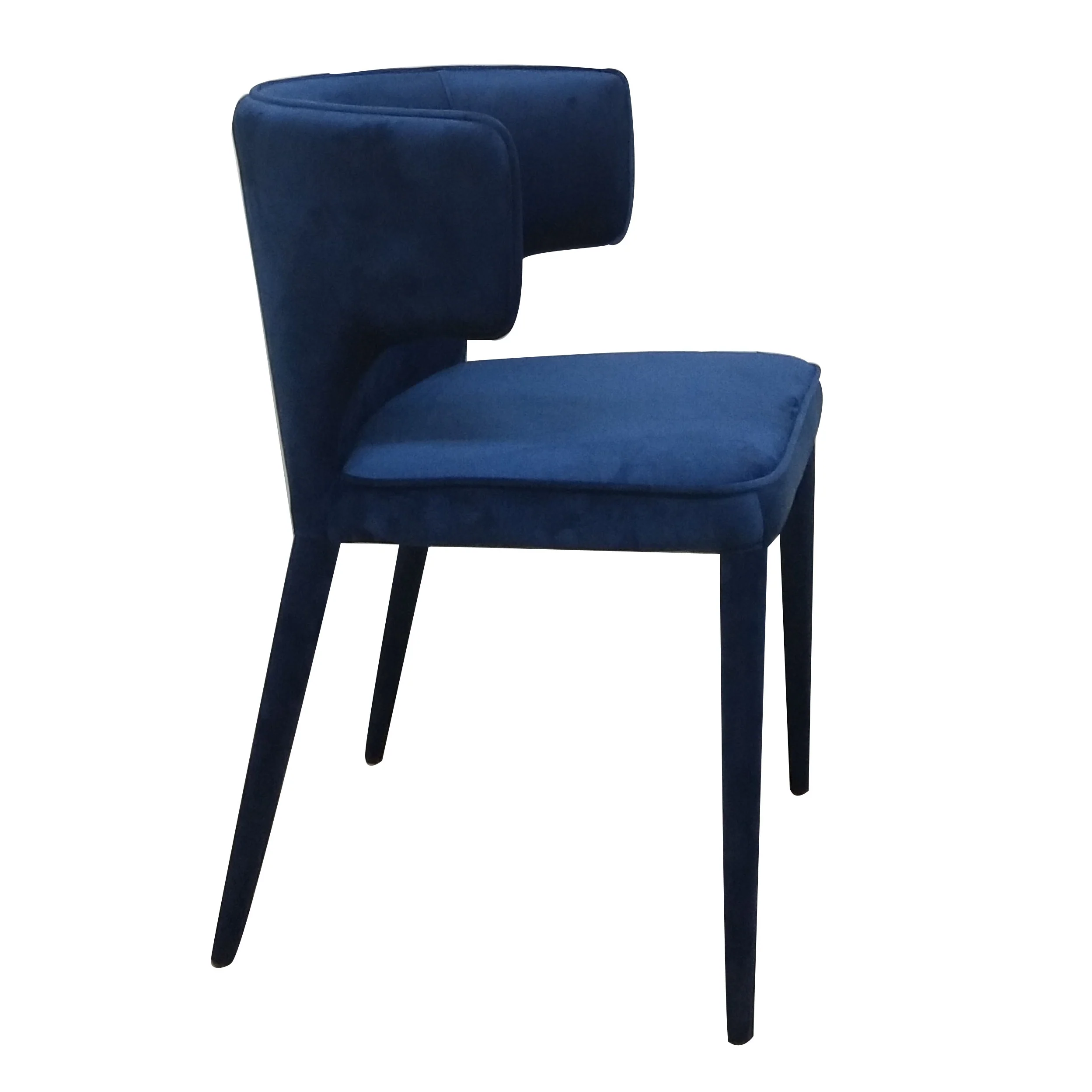 Portofino Dining Chair Navy Velvet - Image 4