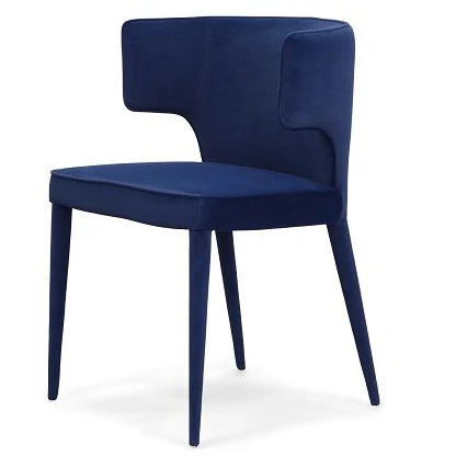Portofino Dining Chair Navy Velvet - Image 7