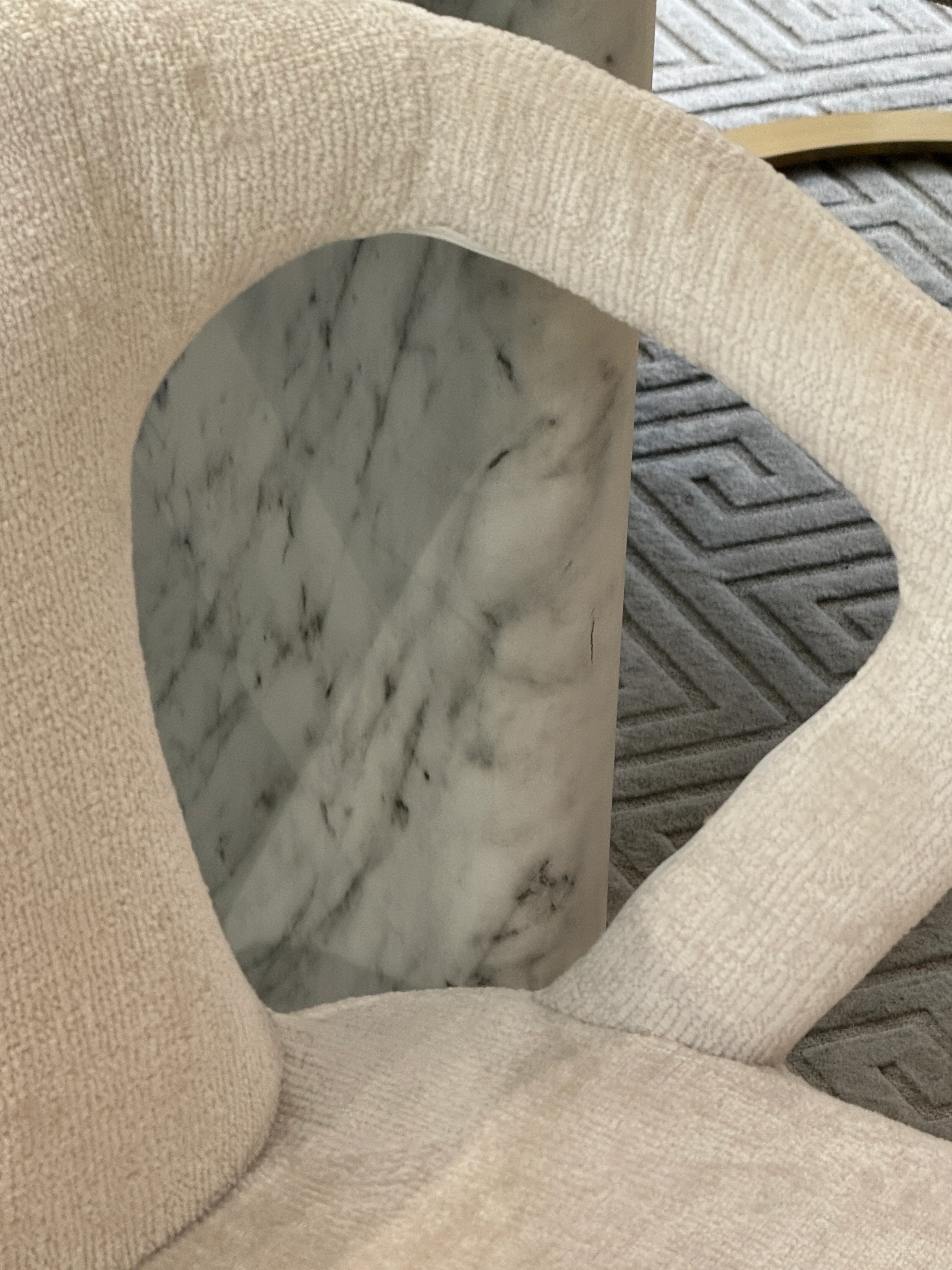 Profile Dining Chair Textured Beige - Image 11