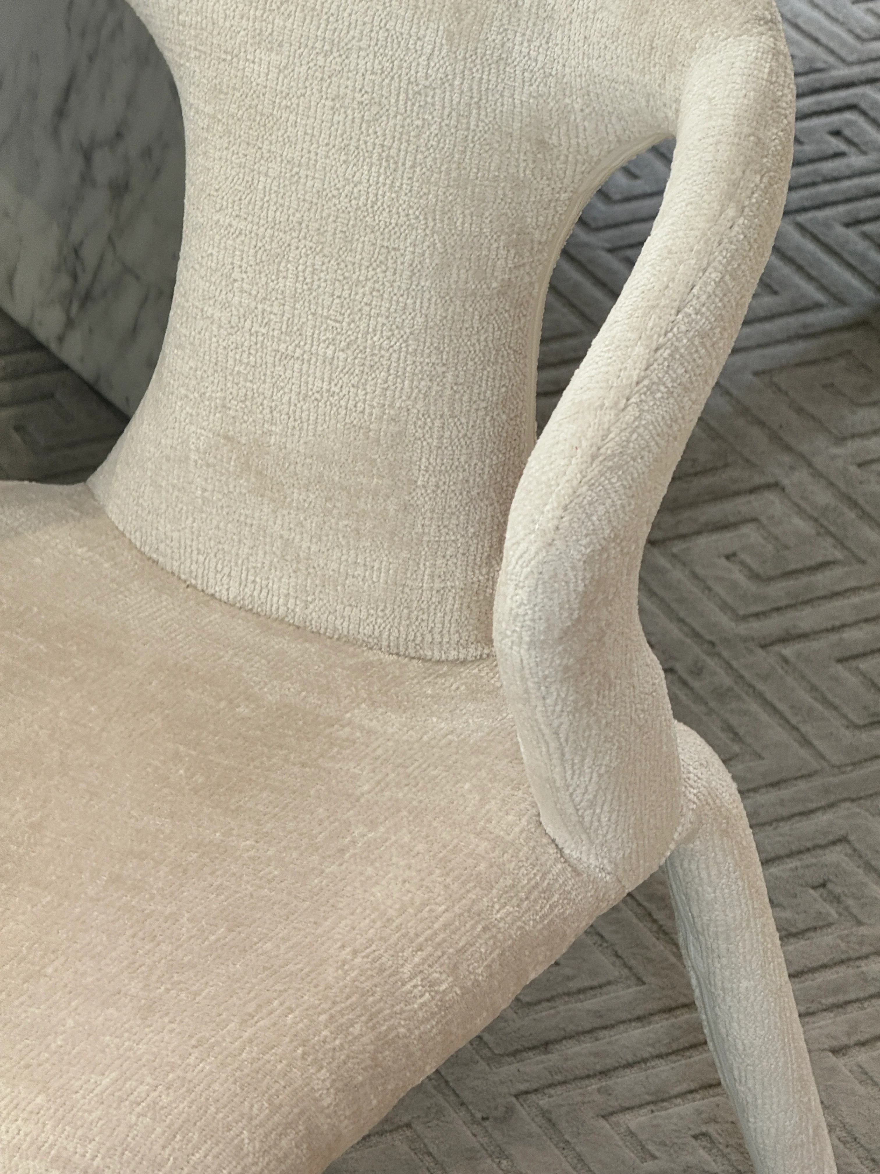 Profile Dining Chair Textured Beige - Image 15