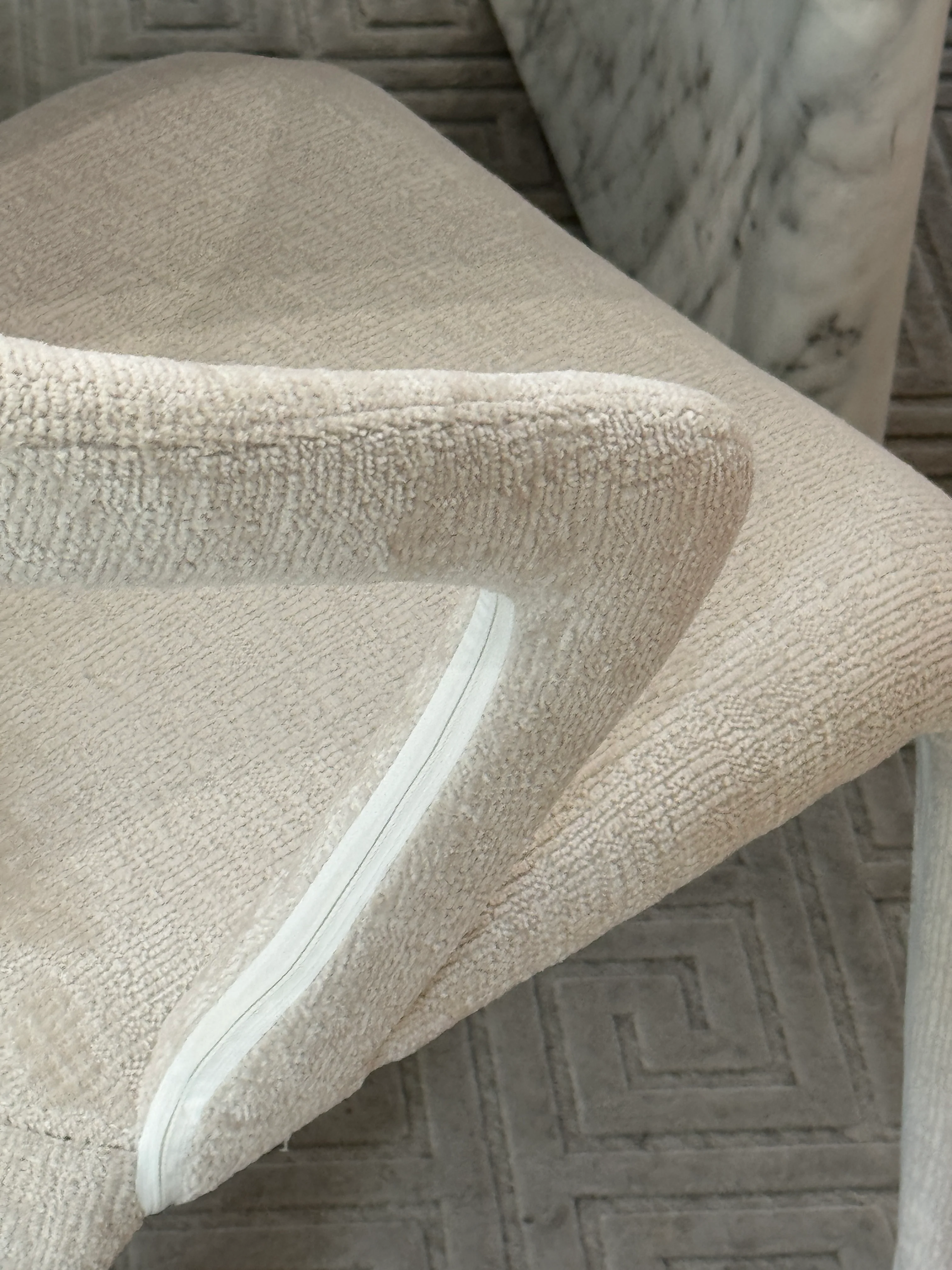 Profile Dining Chair Textured Beige - Image 8