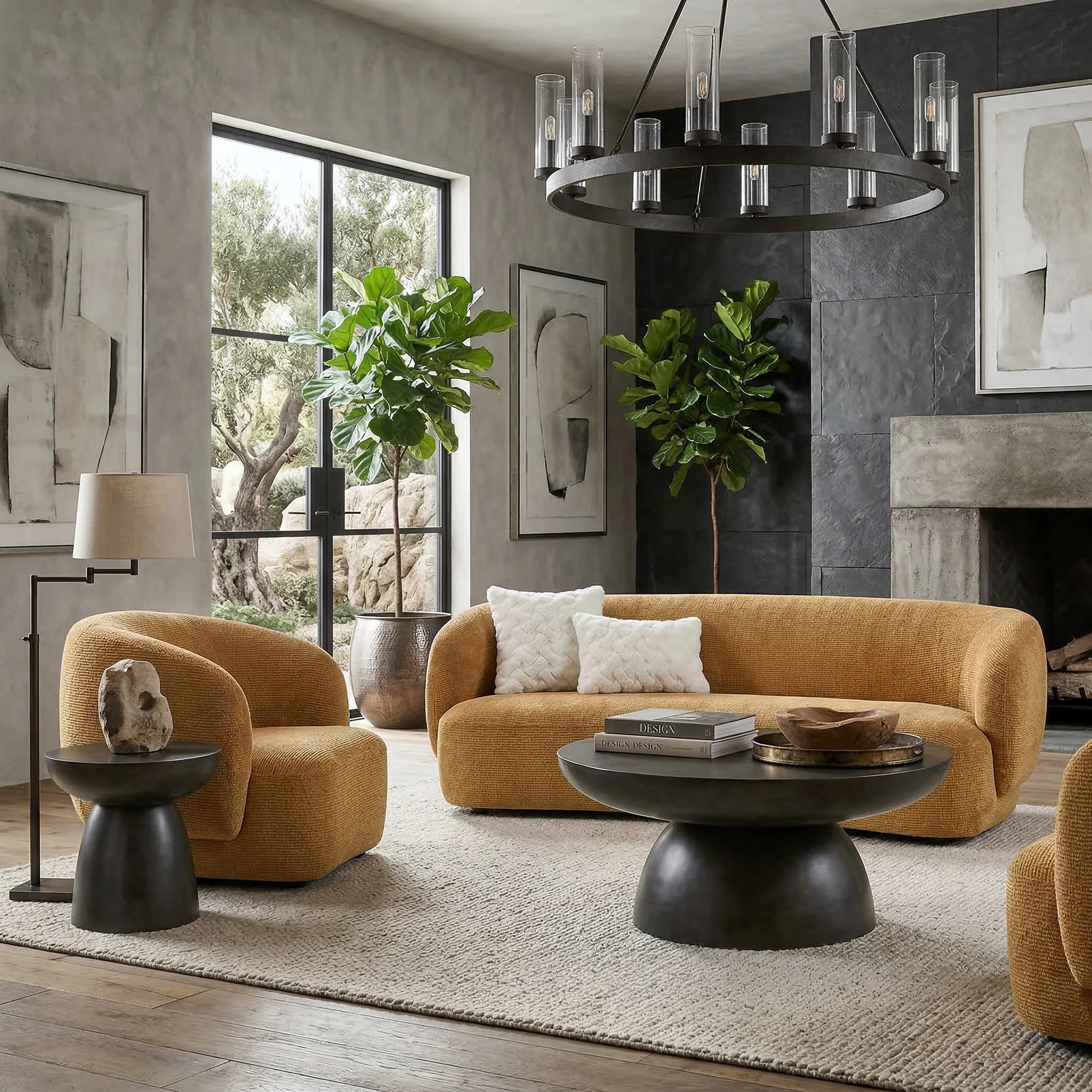 Puffy Chair Textured Bronze - Image 3