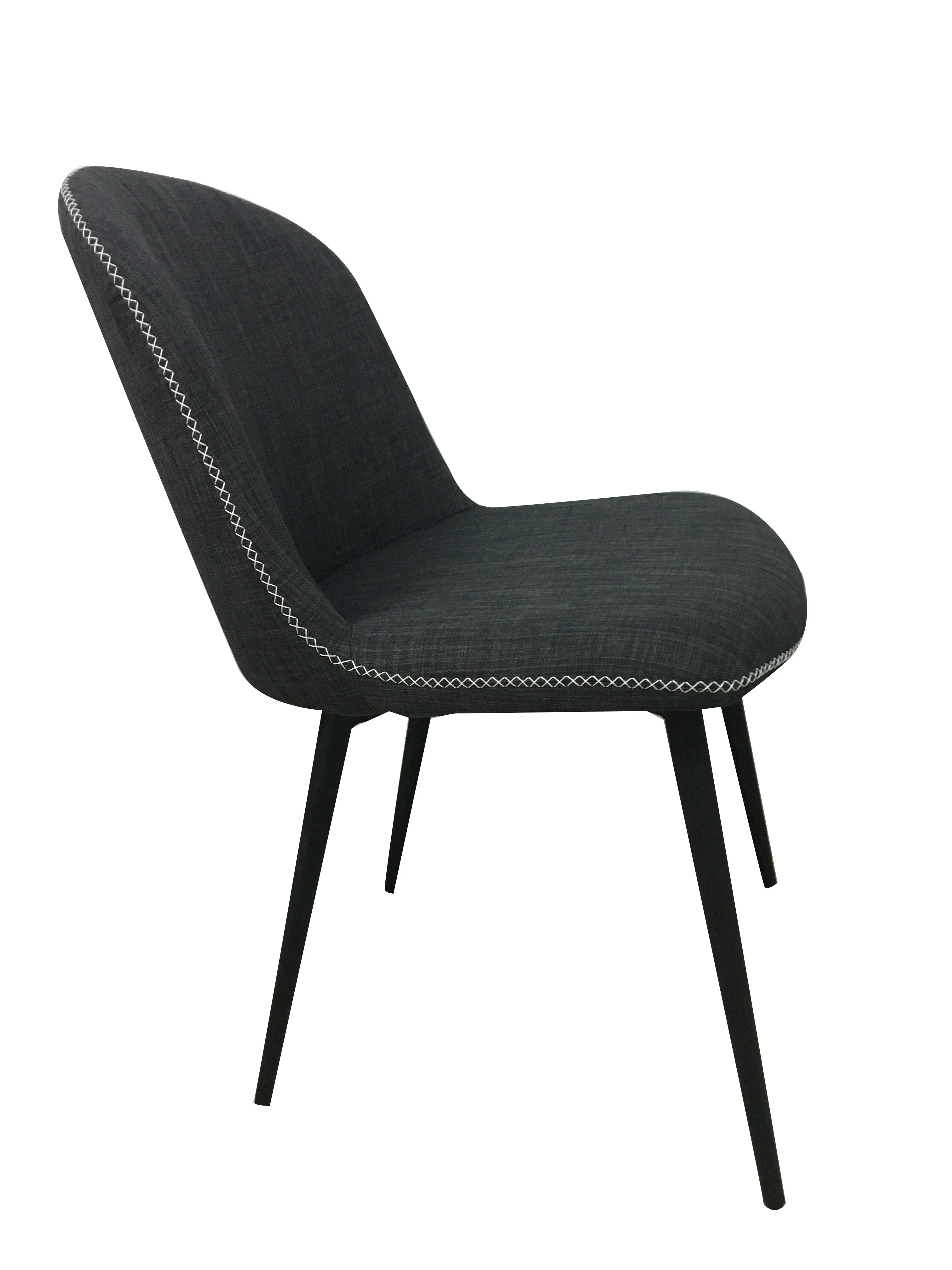 Rapallo Dining Chair Santorini Black/Grey - Image 3