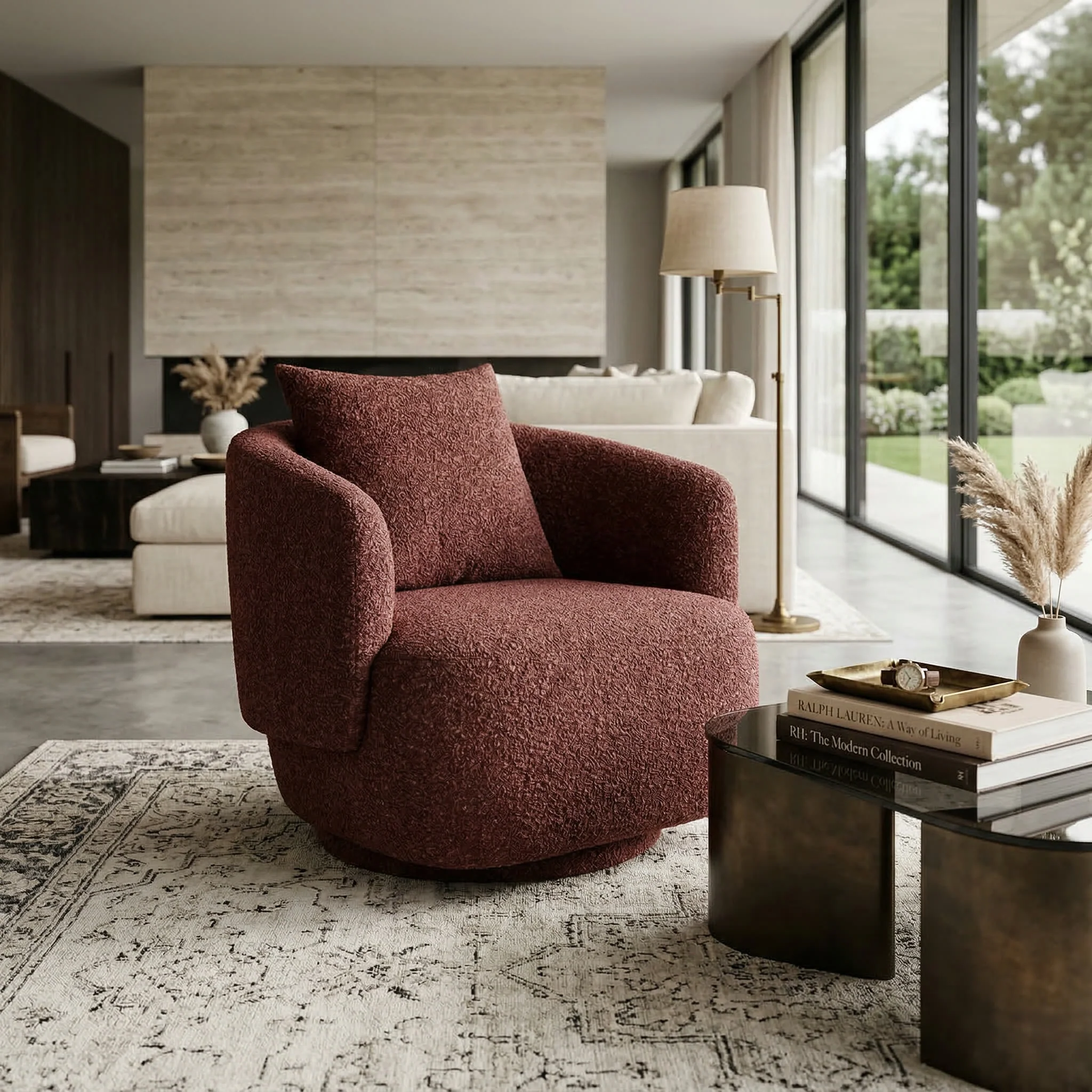 Rossa Swivel Chair - Image 4