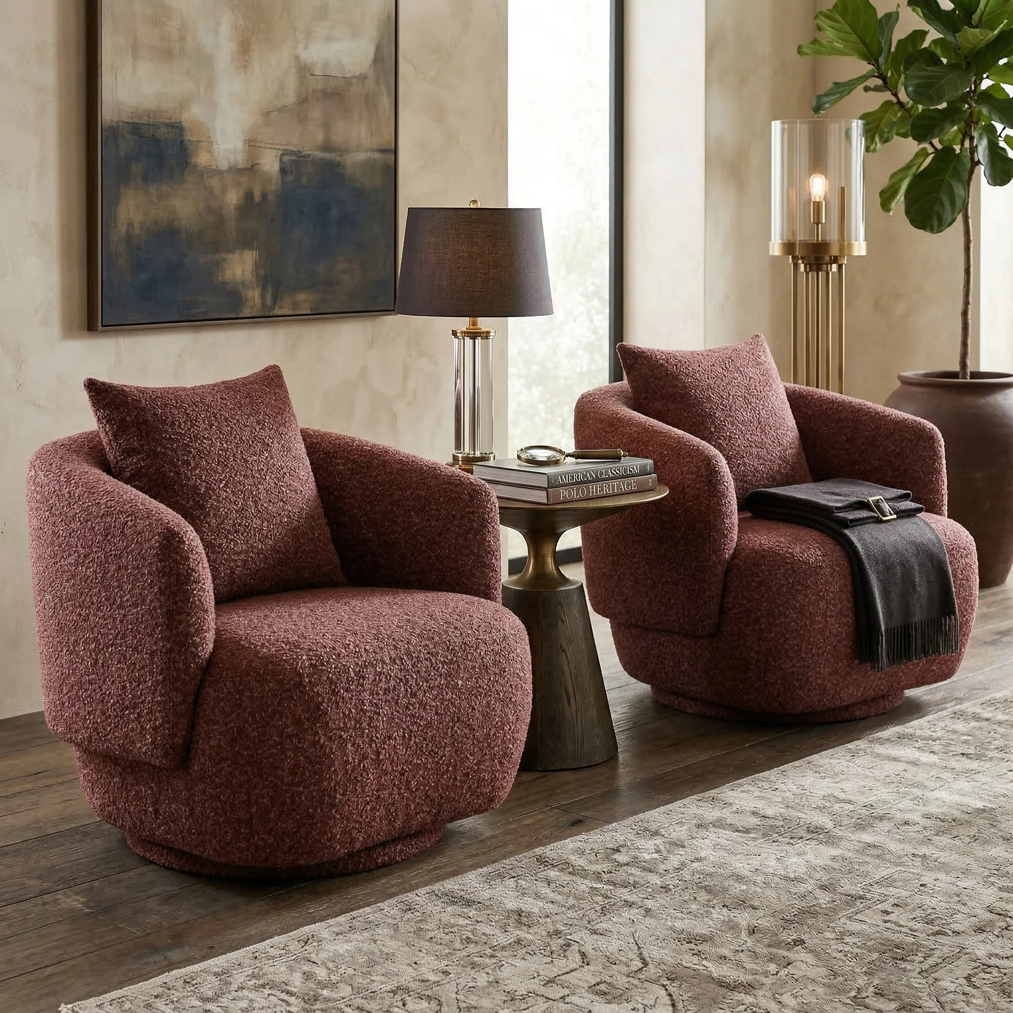 Rossa Swivel Chair - Image 5