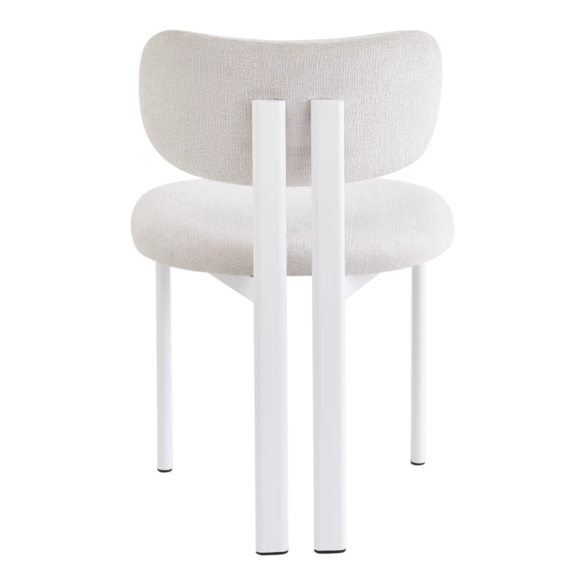 Salvatini Dining Chair Textured Beige - Image 4