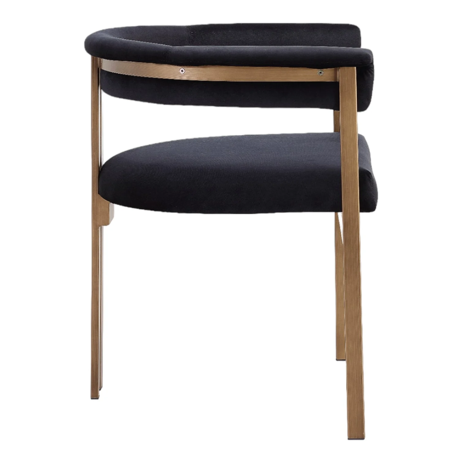 Sheikh Dining Chair Black Velvet - Image 4