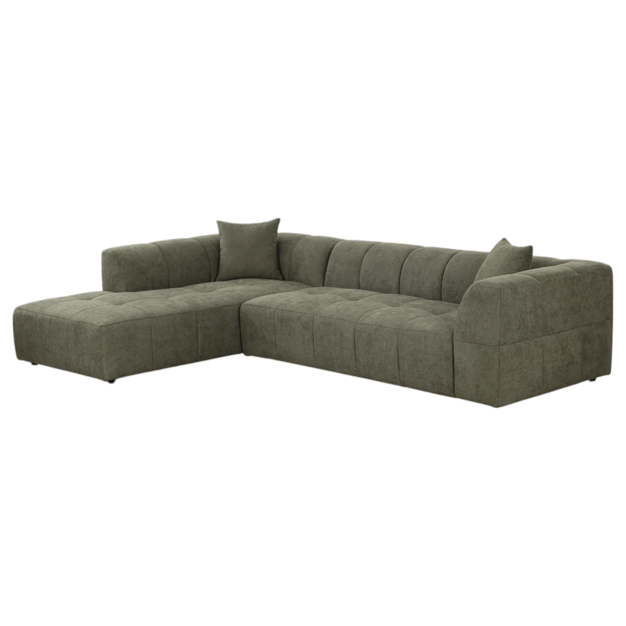 Sorrento Corner Sofa Moss Green - Image 5