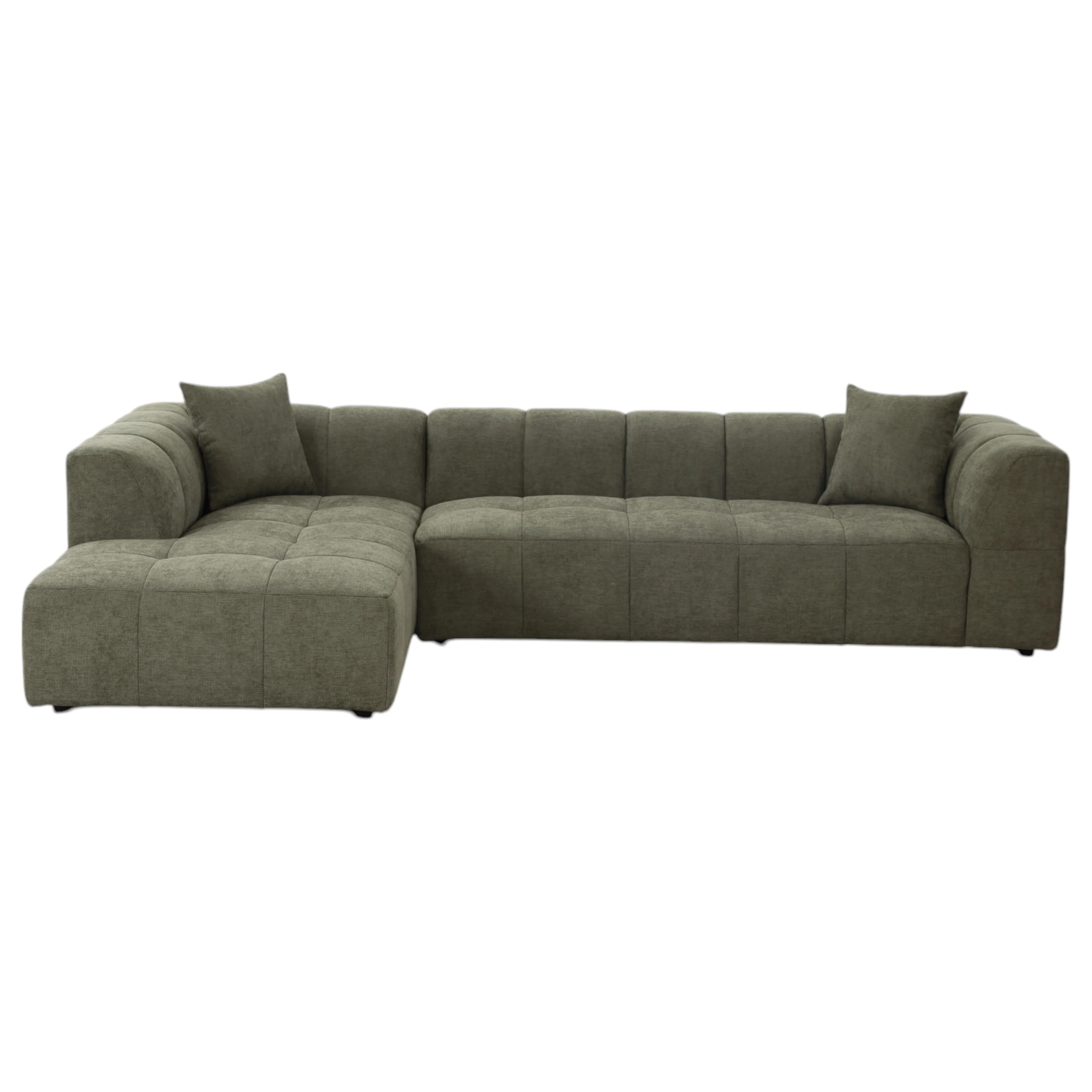 Sorrento Corner Sofa Moss Green - Image 6