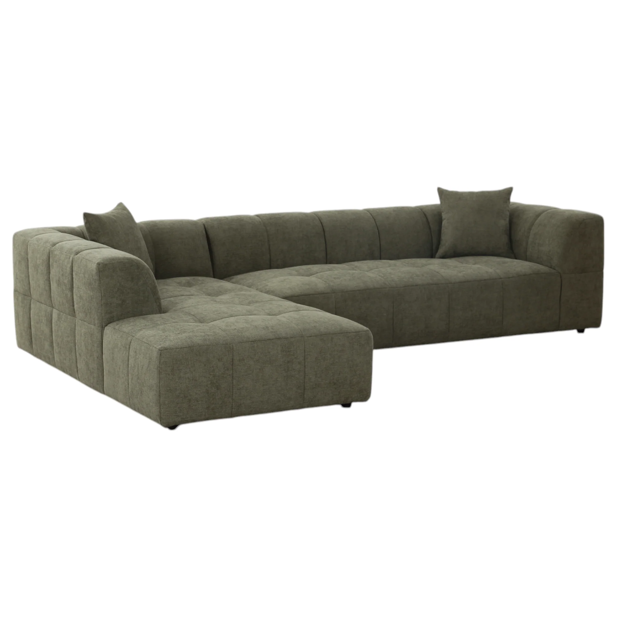 Sorrento Corner Sofa Moss Green - Image 7
