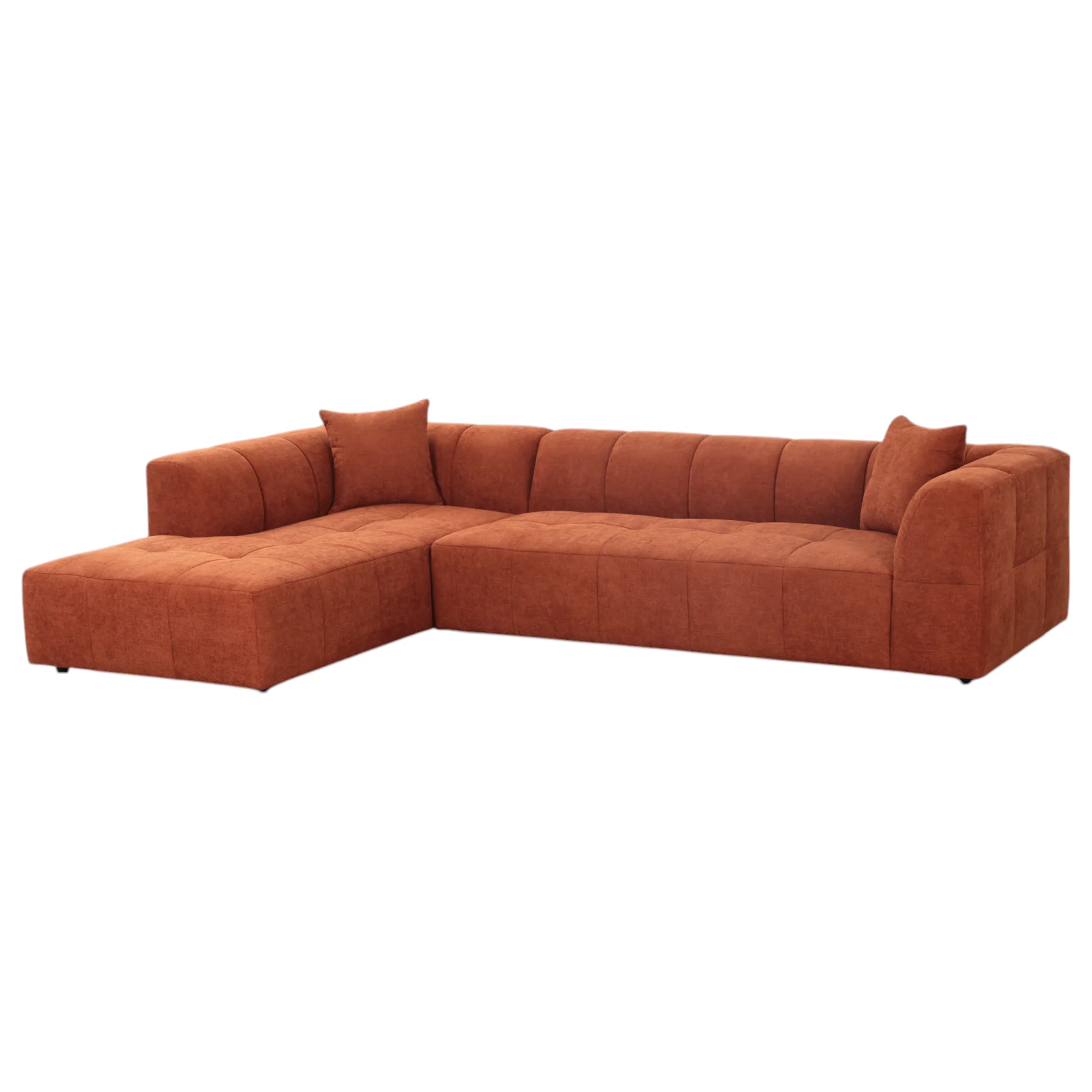 Sorrento Corner Sofa Rust - Image 3