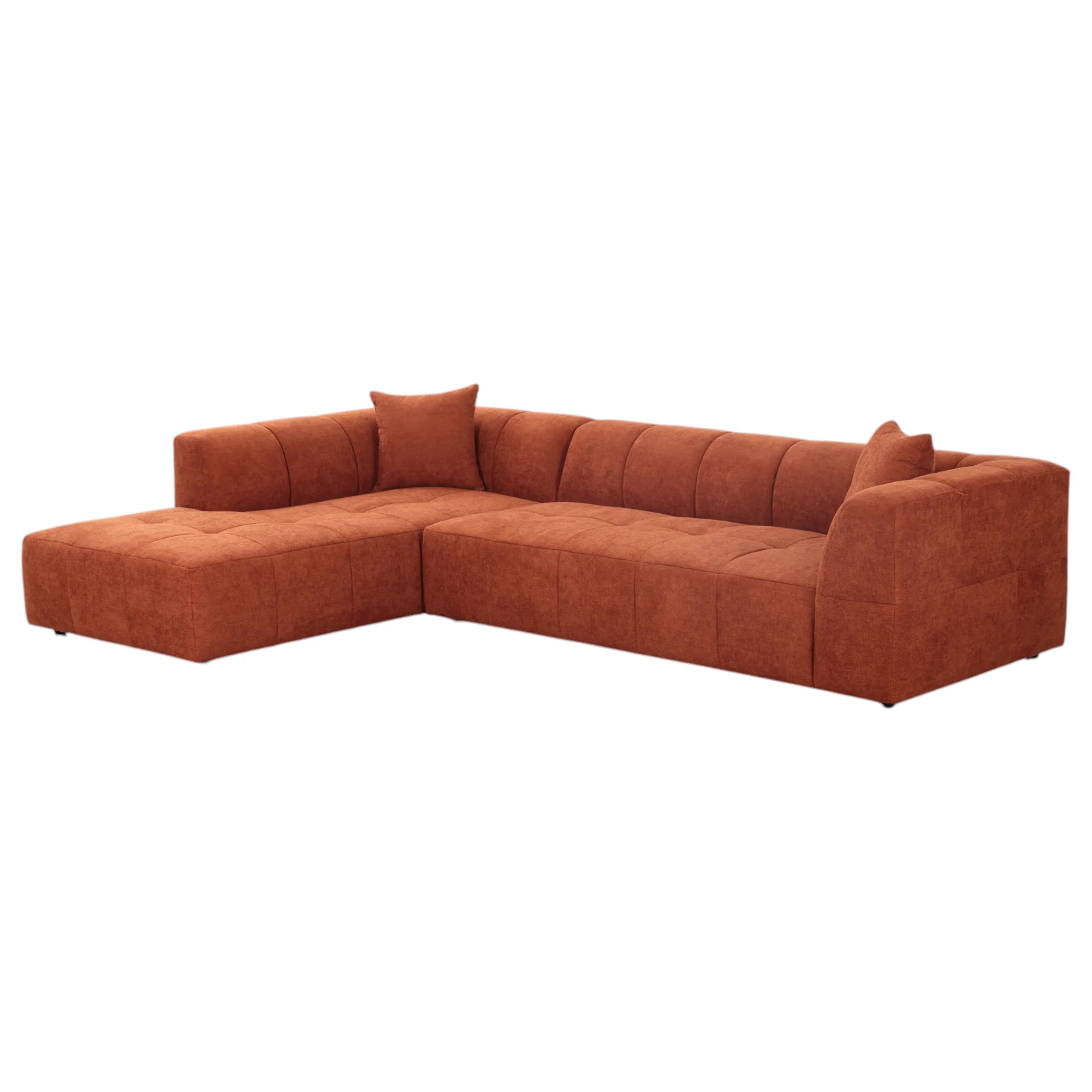 Sorrento Corner Sofa Rust - Image 4