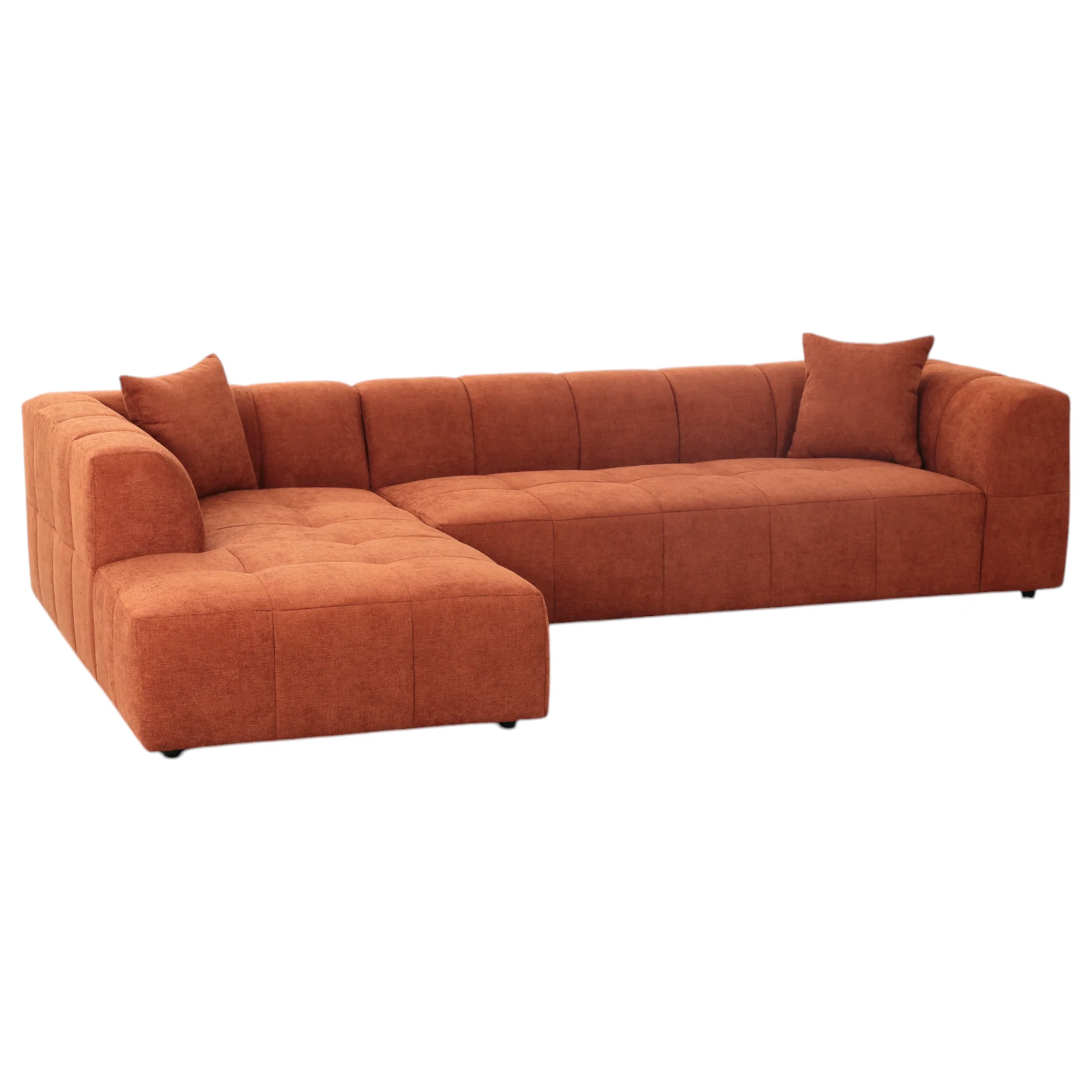 Sorrento Corner Sofa Rust - Image 5