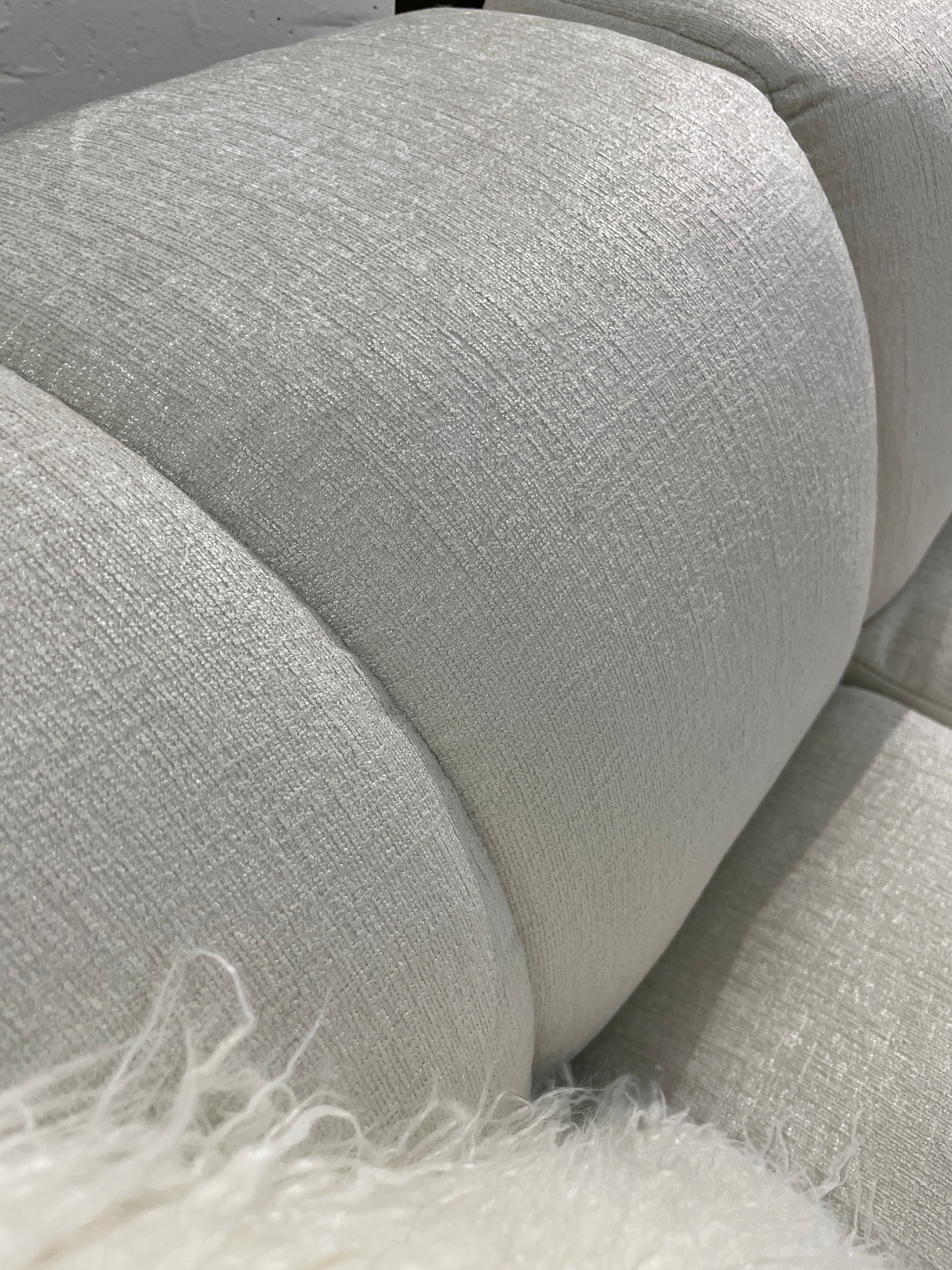 Sorrento Corner Sofa Textured Creme - Image 9