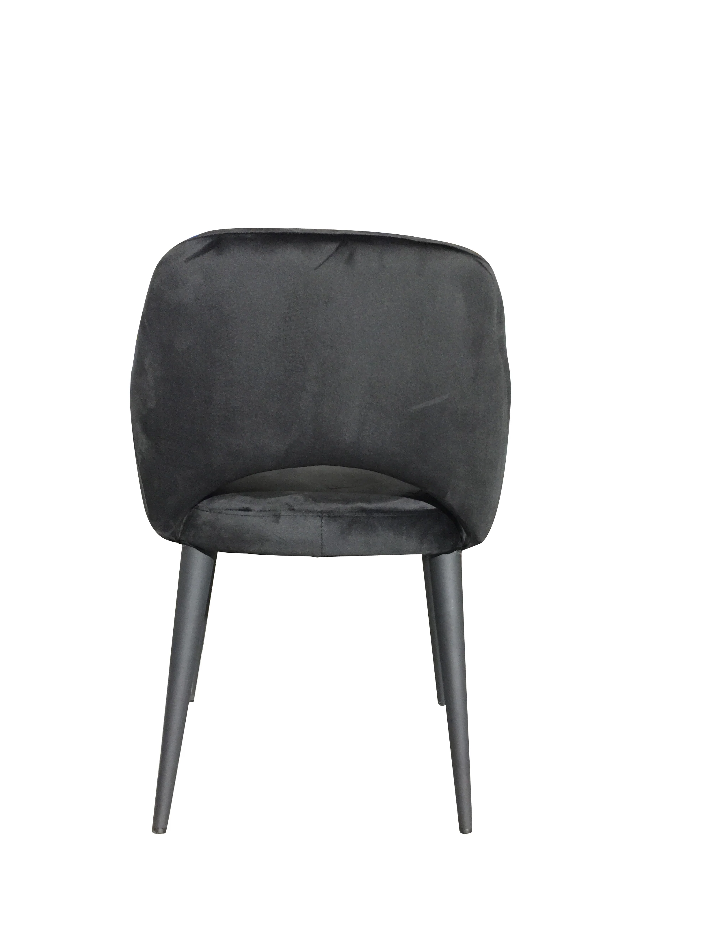 Terrazo Dining Chair Black Velvet - Image 4
