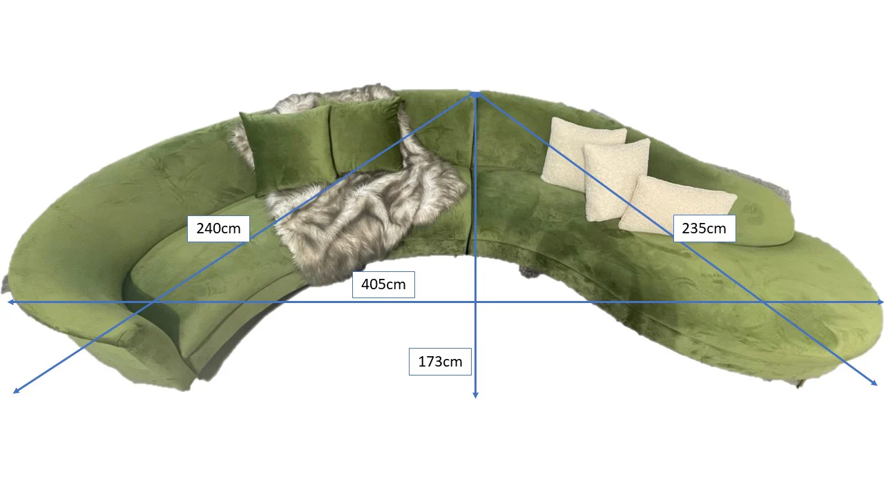 Verde Corner Sofa - Image 16