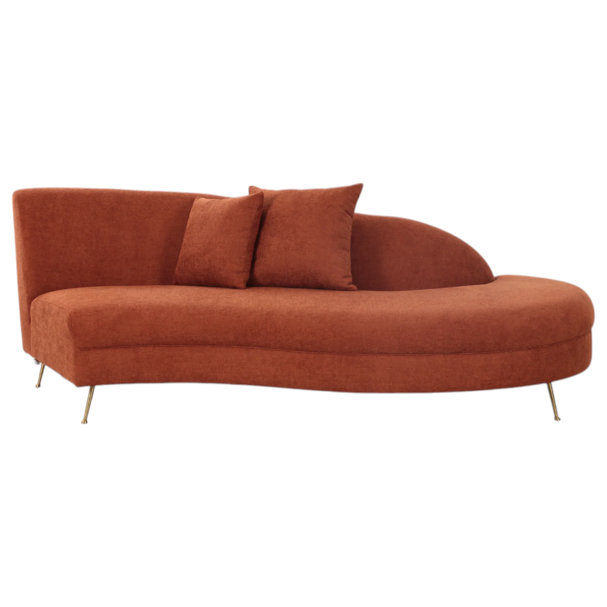 Verde Corner Sofa Rust - Image 10