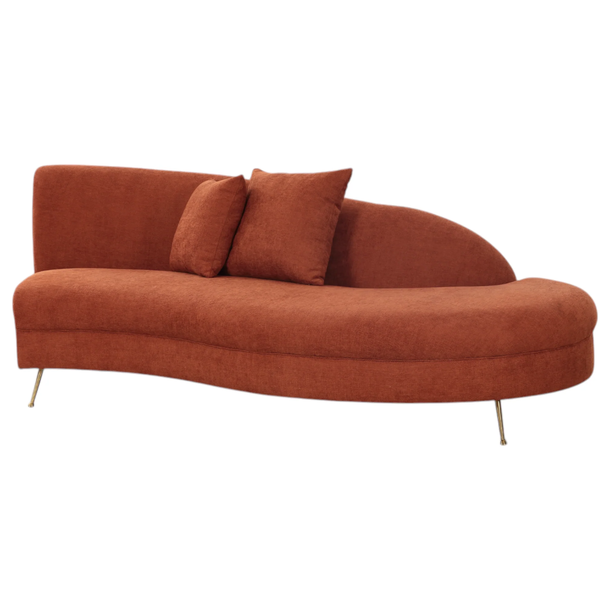 Verde Corner Sofa Rust - Image 11