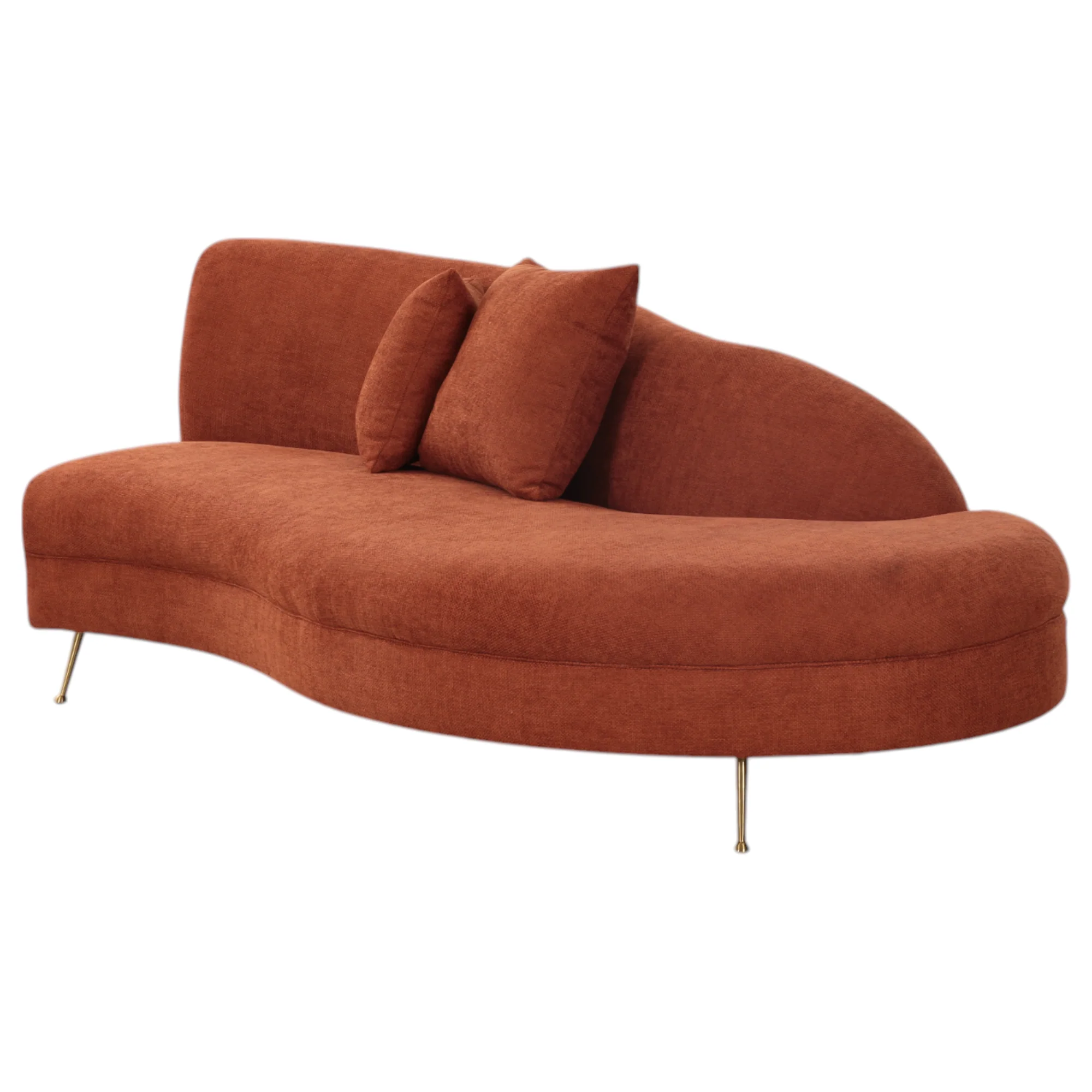 Verde Corner Sofa Rust - Image 12