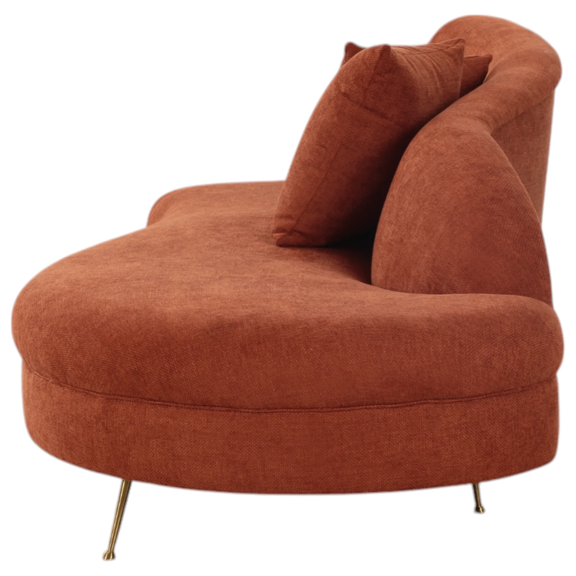 Verde Corner Sofa Rust - Image 13