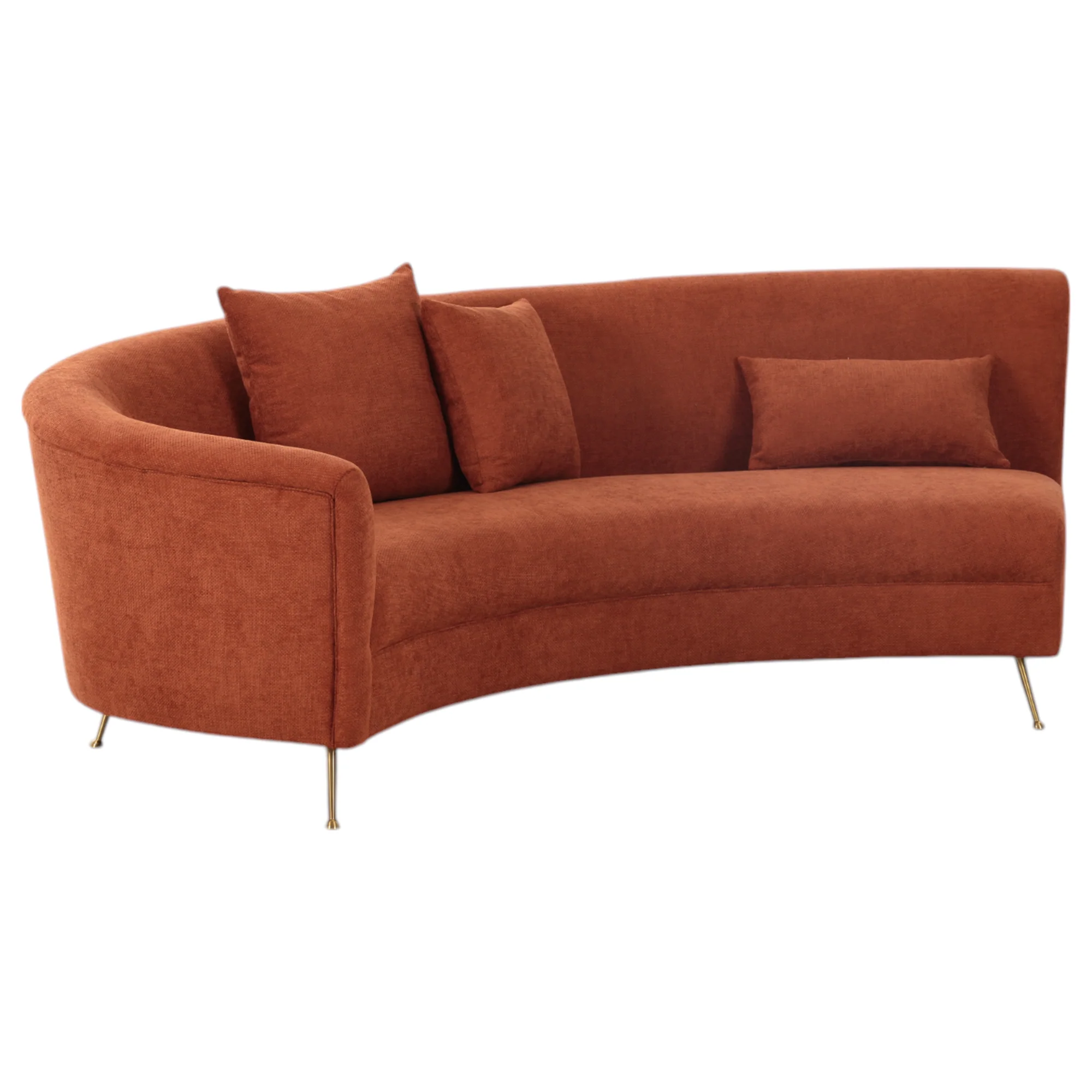Verde Corner Sofa Rust - Image 15